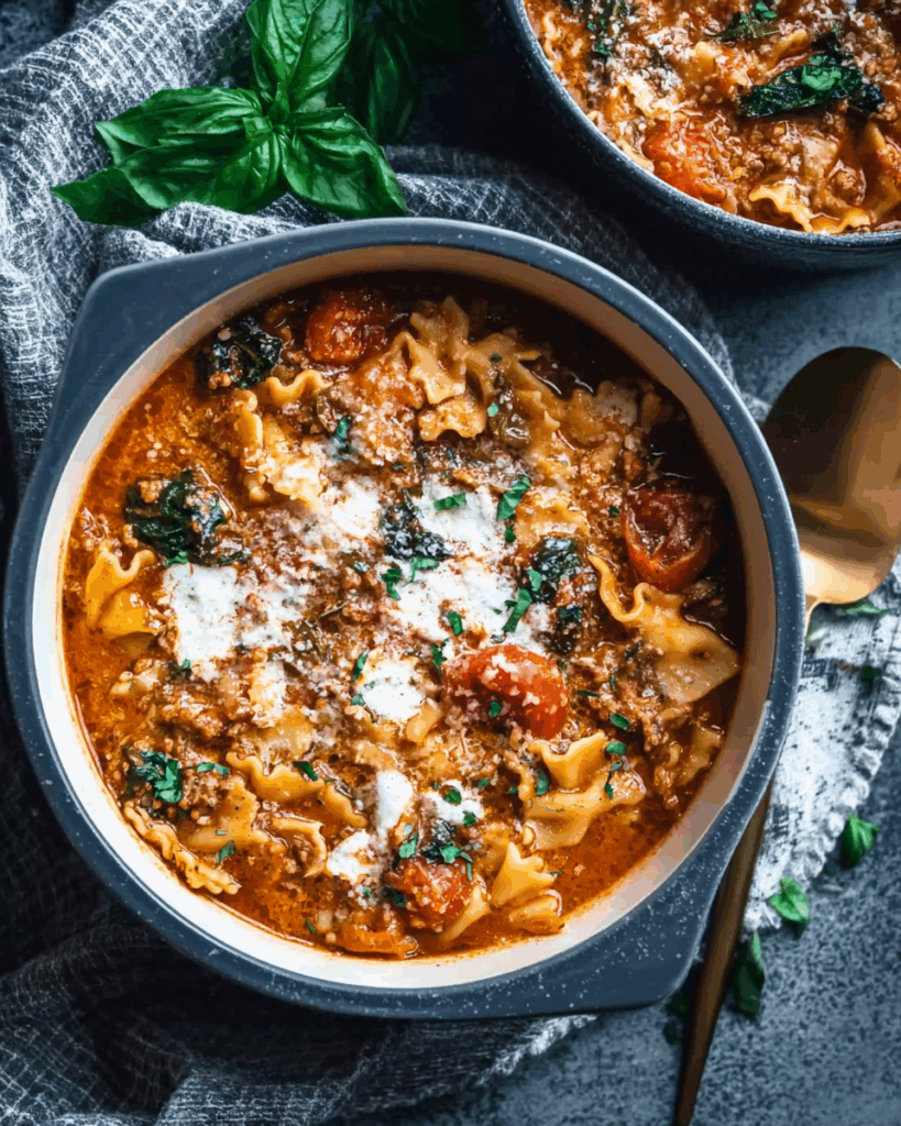 Vegan Lasagna Soup