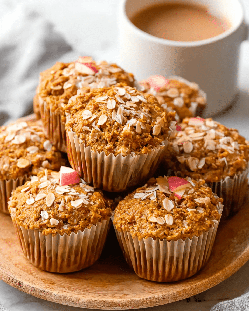 Apple Cinnamon Protein Muffins