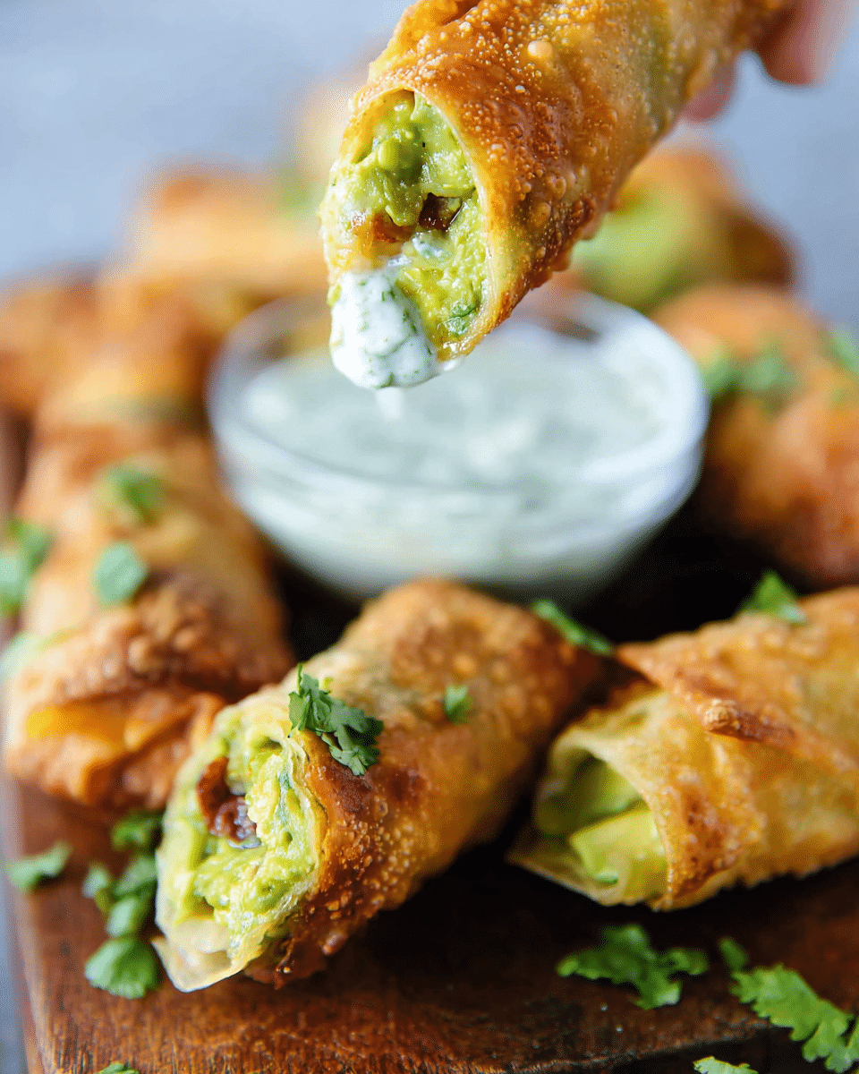 Copycat Texas Roadhouse Avocado Egg Rolls