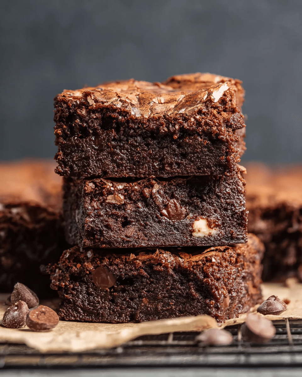 Triple Chocolate Brownies
