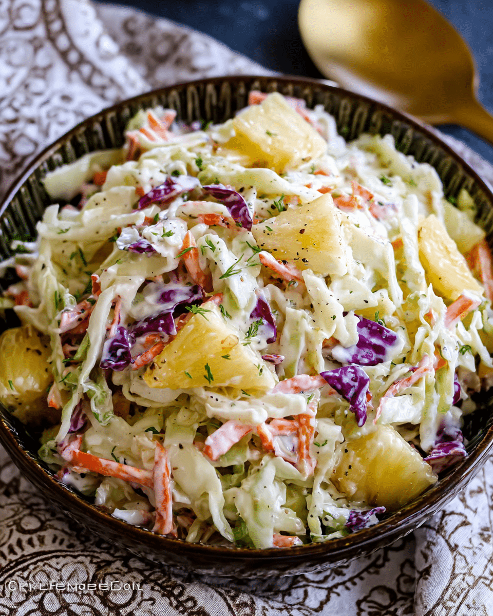Pineapple Coleslaw