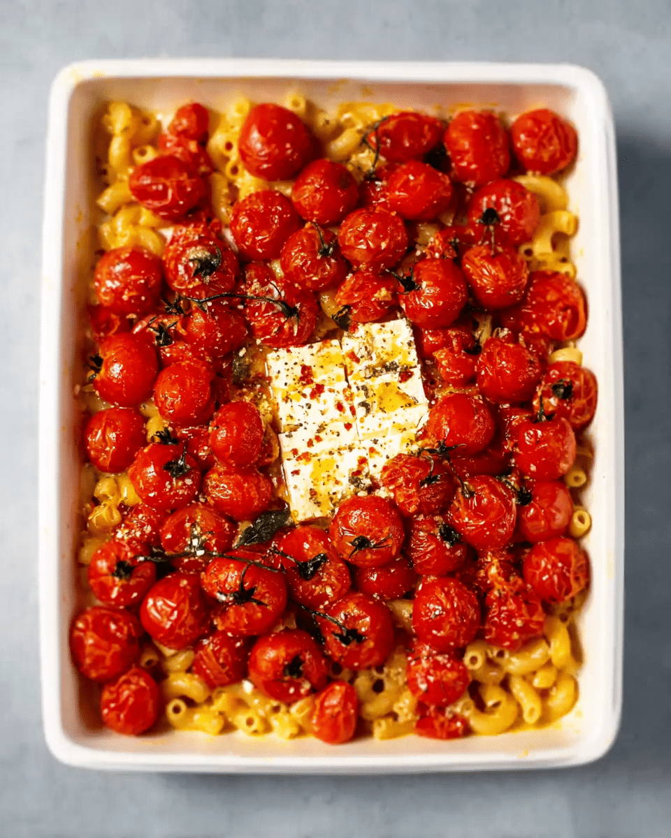 Feta Cherry Tomato Pasta (TikTok Feta Pasta)
