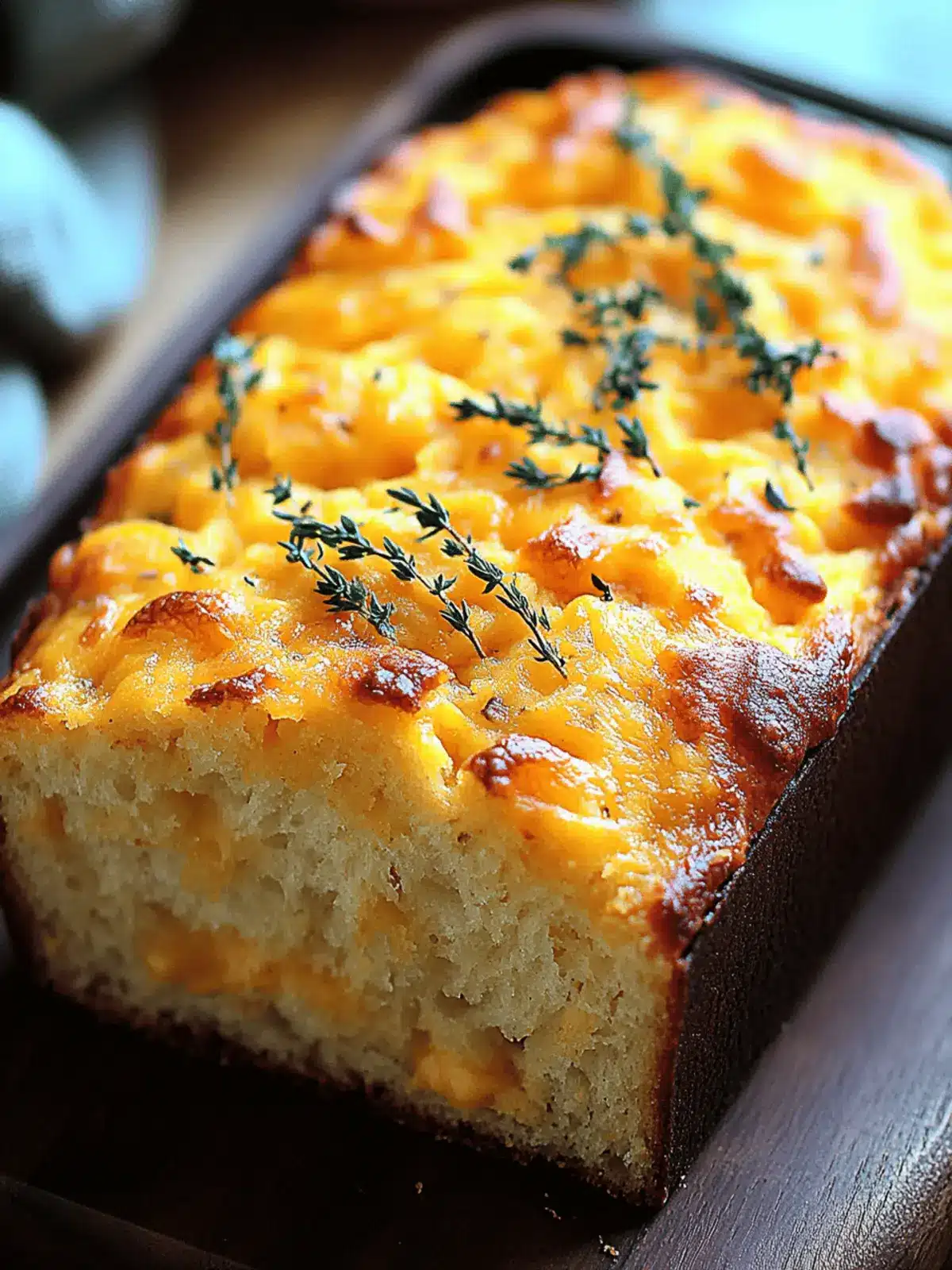 Cheddar Cheese Quick Bread