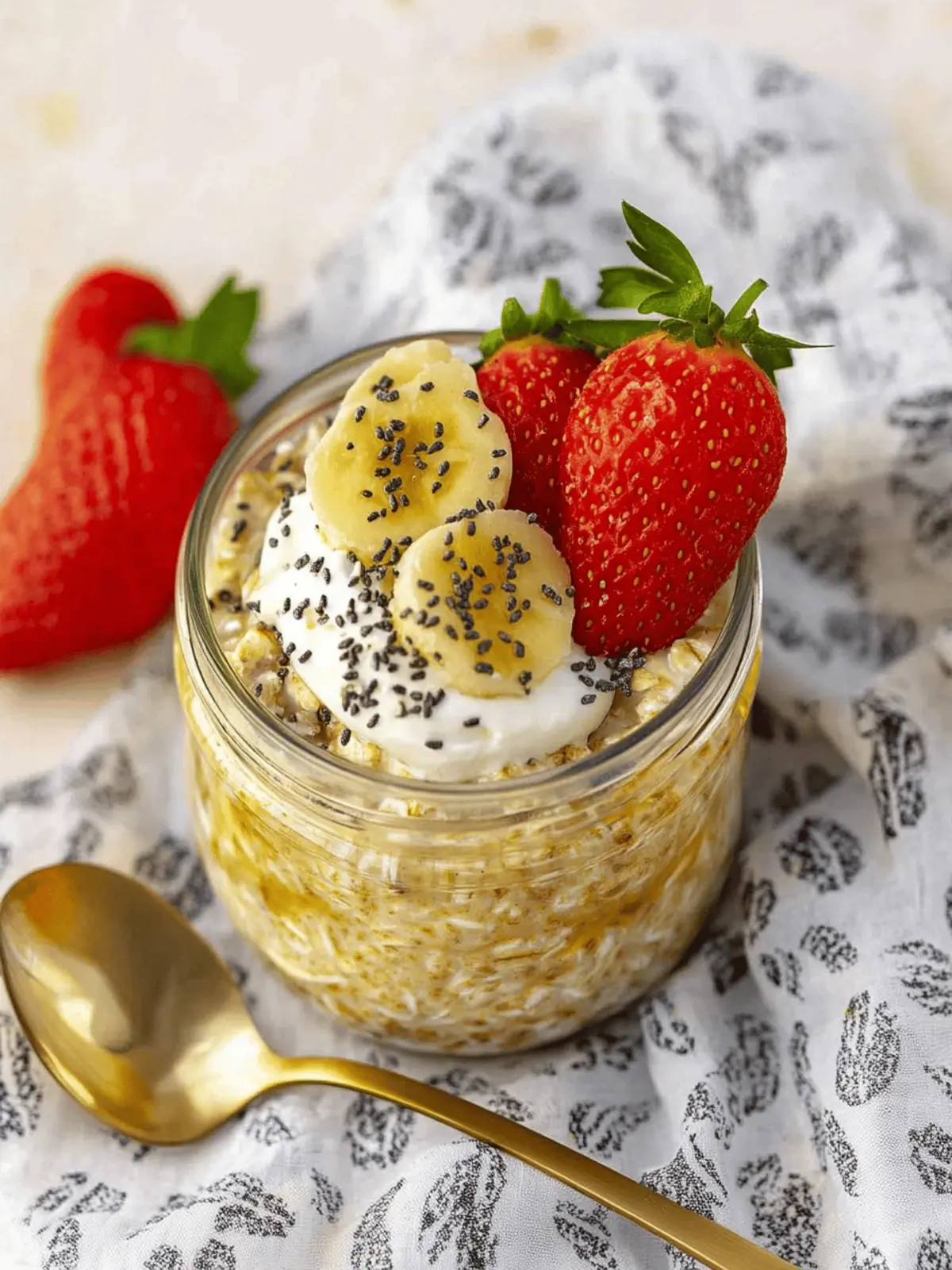 Creamy Easy Overnight Oats Without Yogurt for Busy Mornings
