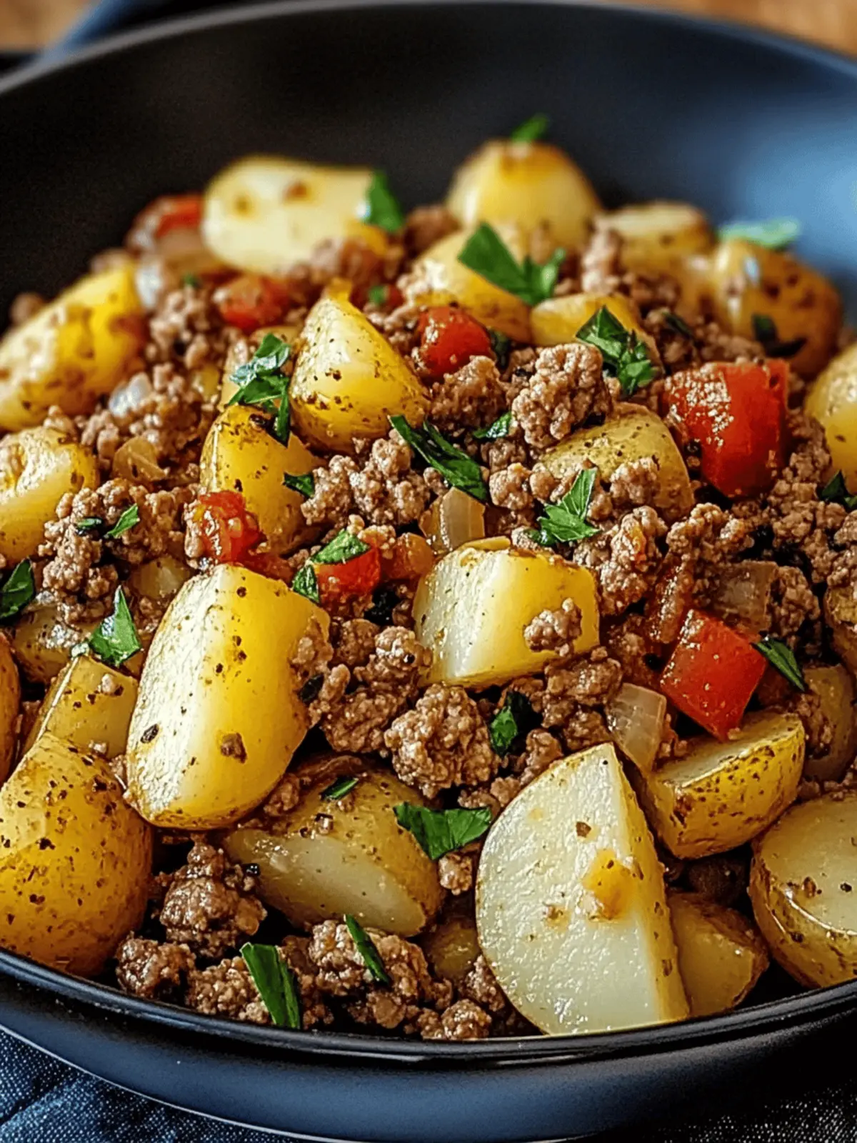 Ground Turkey with Potatoes