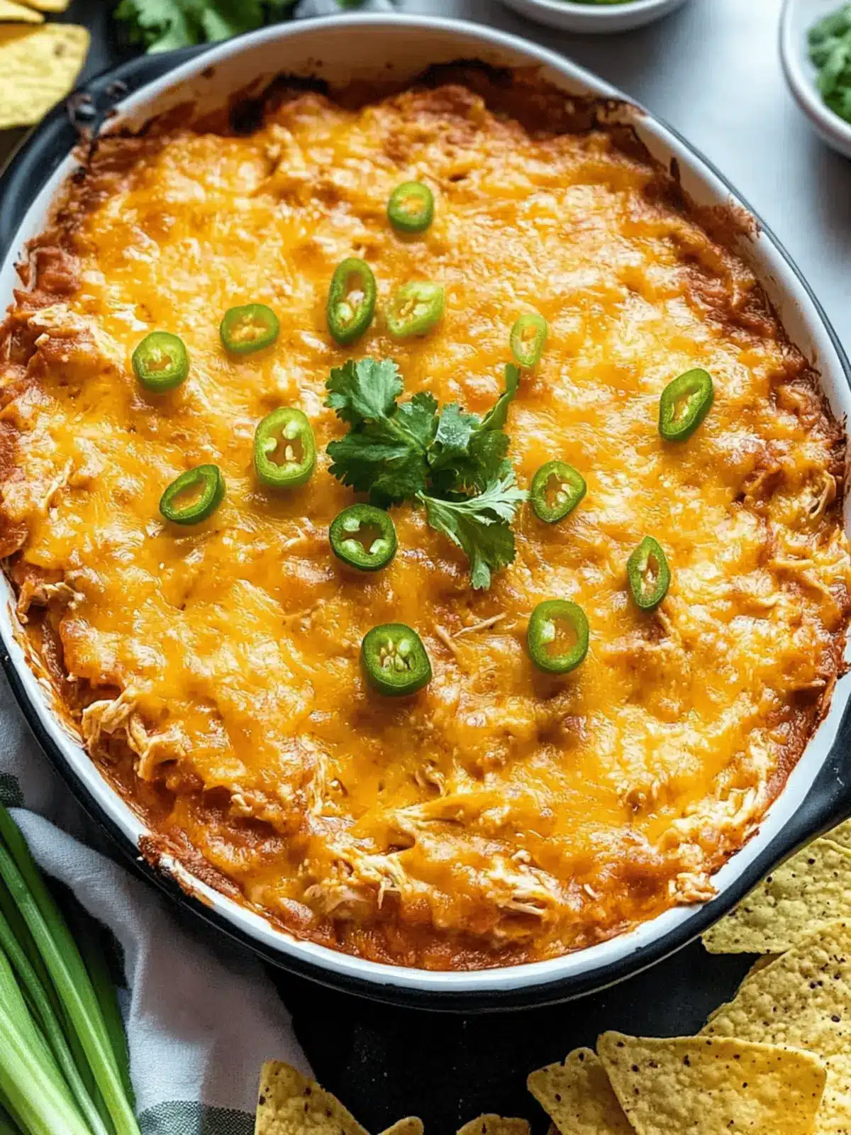 Mexican Shredded Chicken Dip