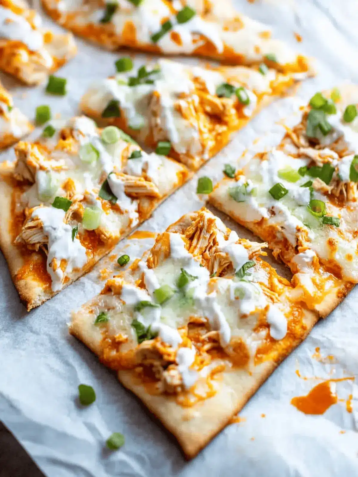 Buffalo Chicken Flatbread