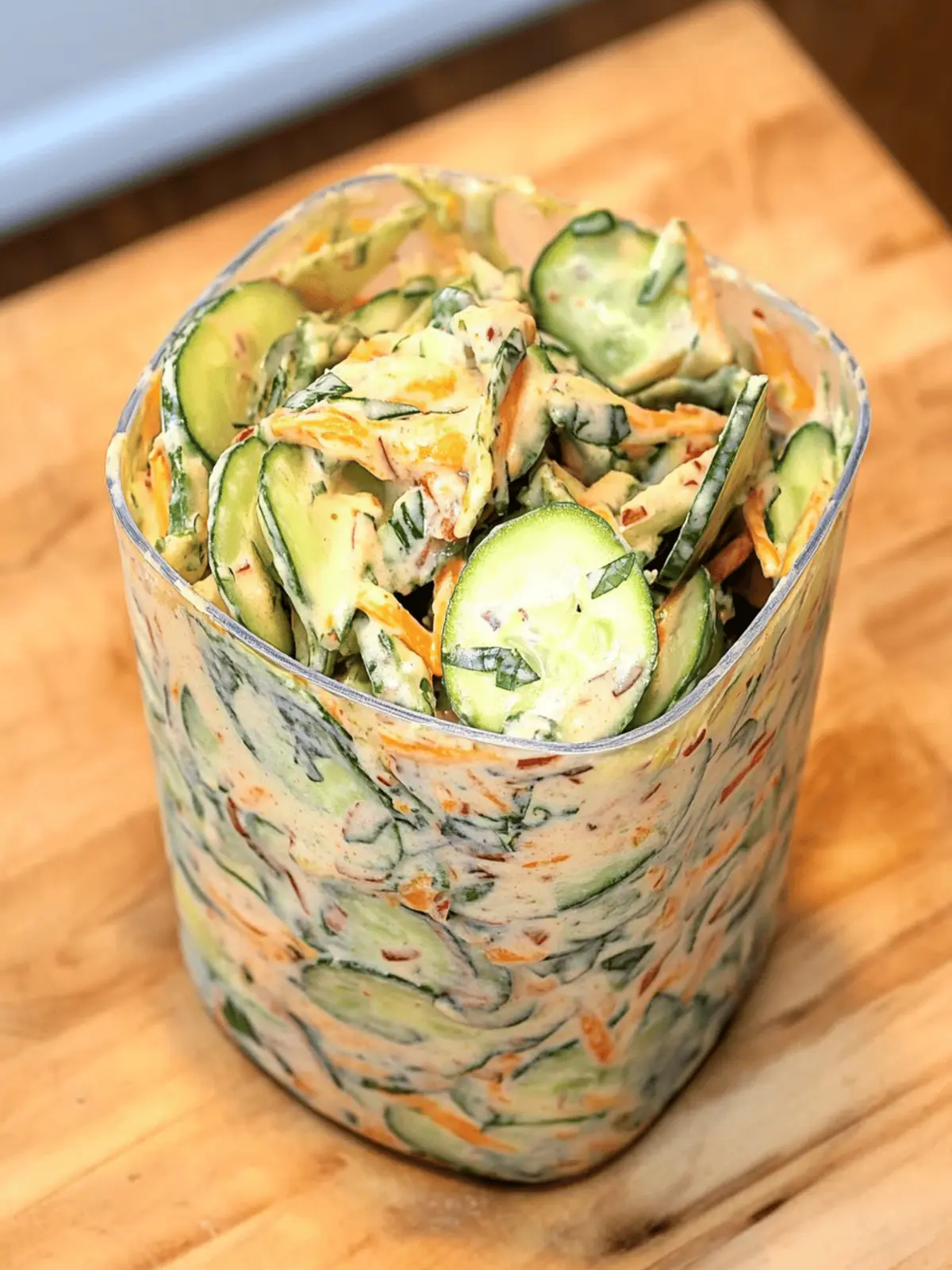Creamy Asian Cucumber Salad