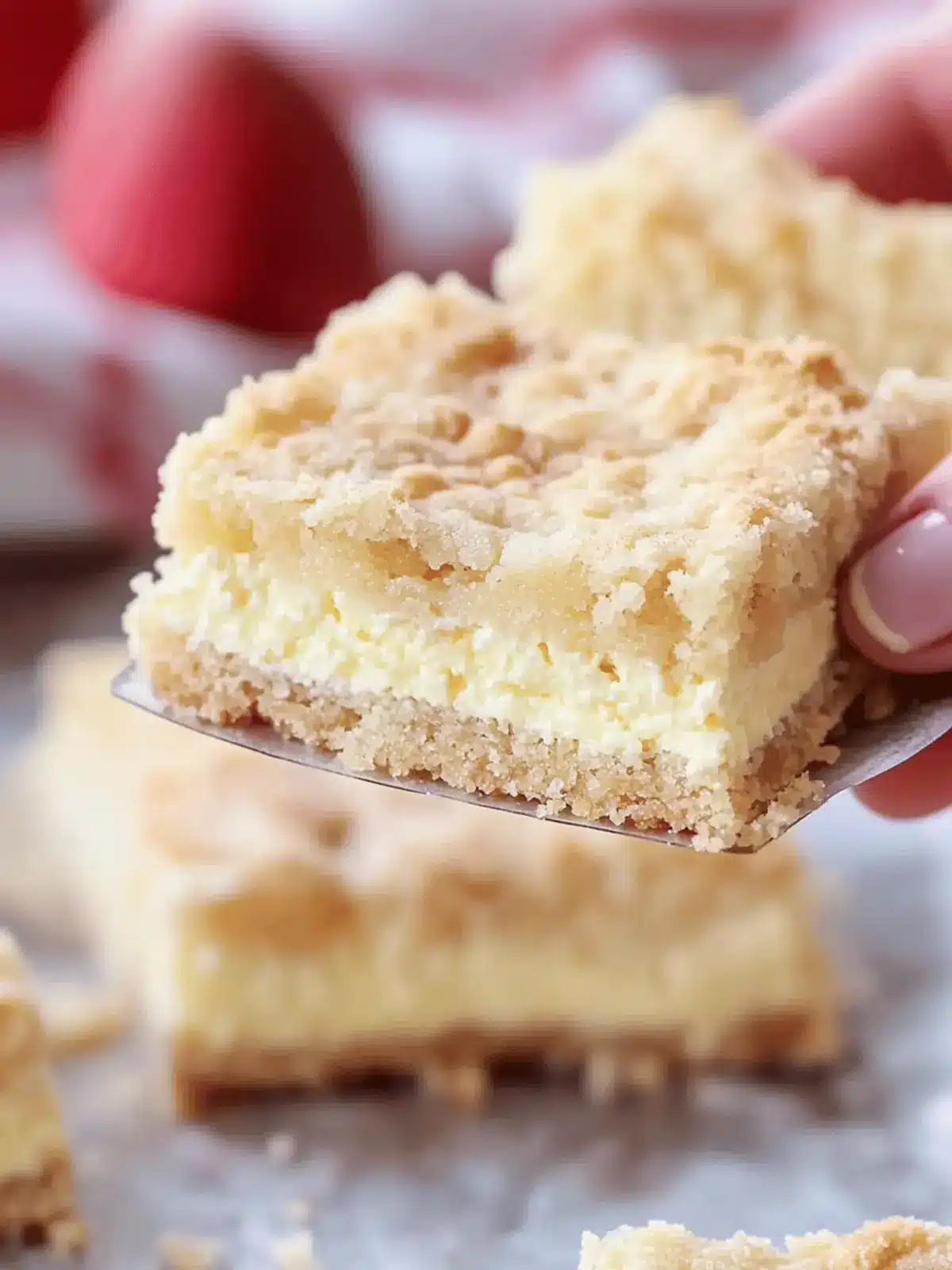 Ricotta Crumb Bars