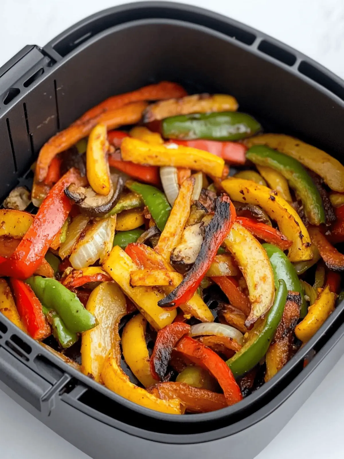 Air Fryer Fajita Veggies