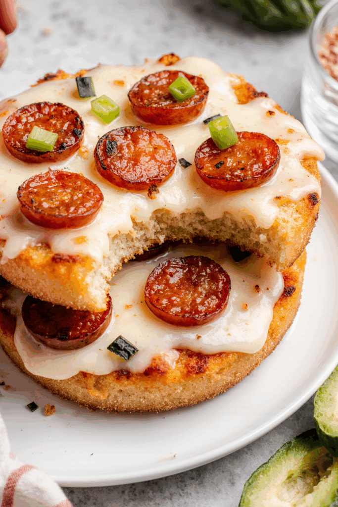 Air Fryer English Muffin Pizza