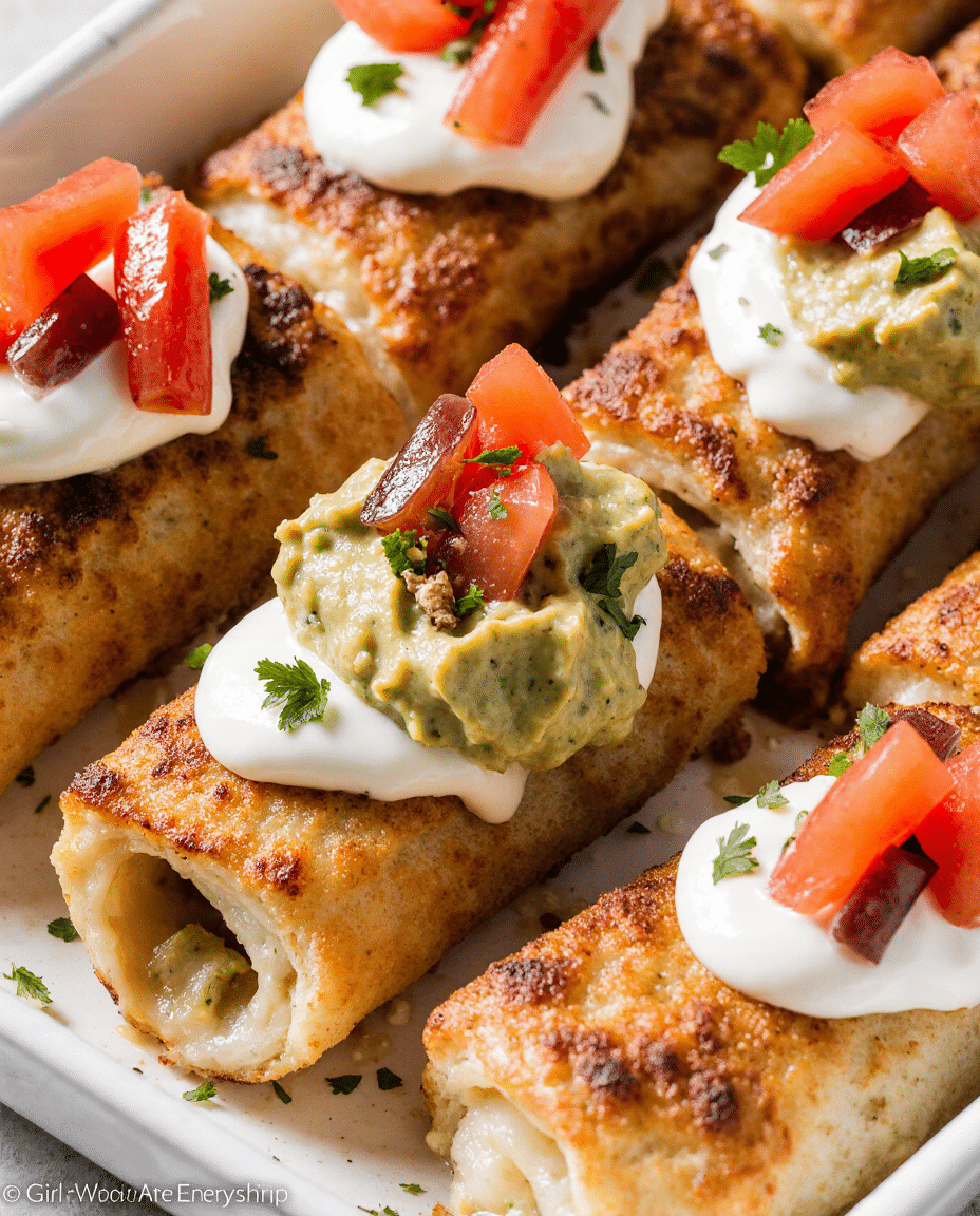 Mini Chicken Chimichangas