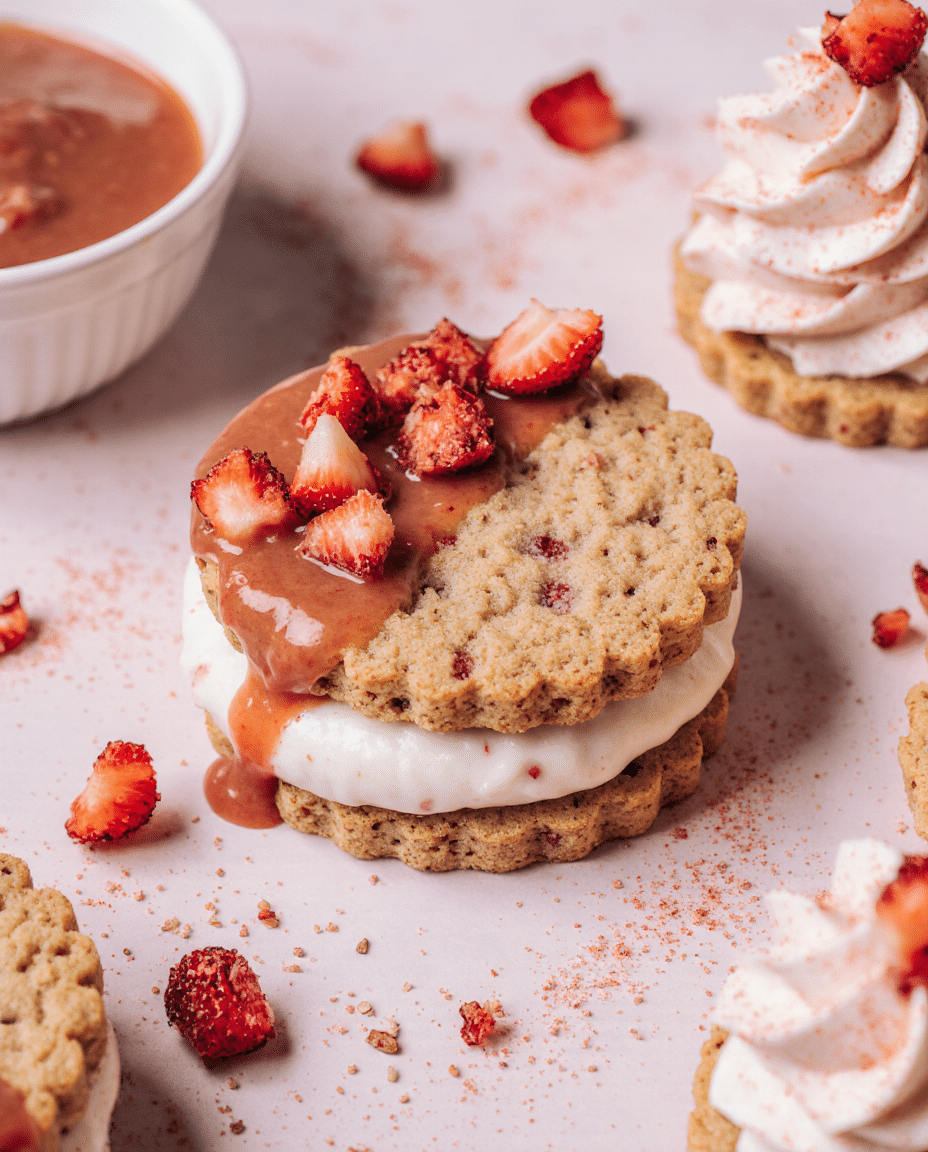 Strawberry Cheesecake Shortcakes