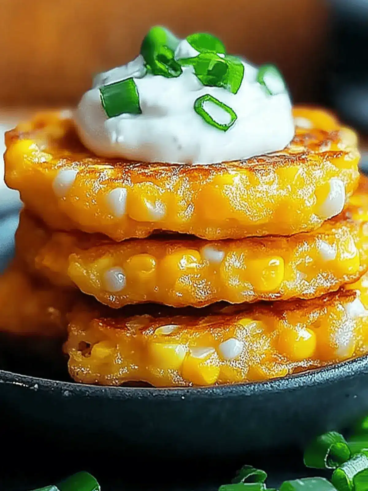 Delicious Cheesy Corn Fritters