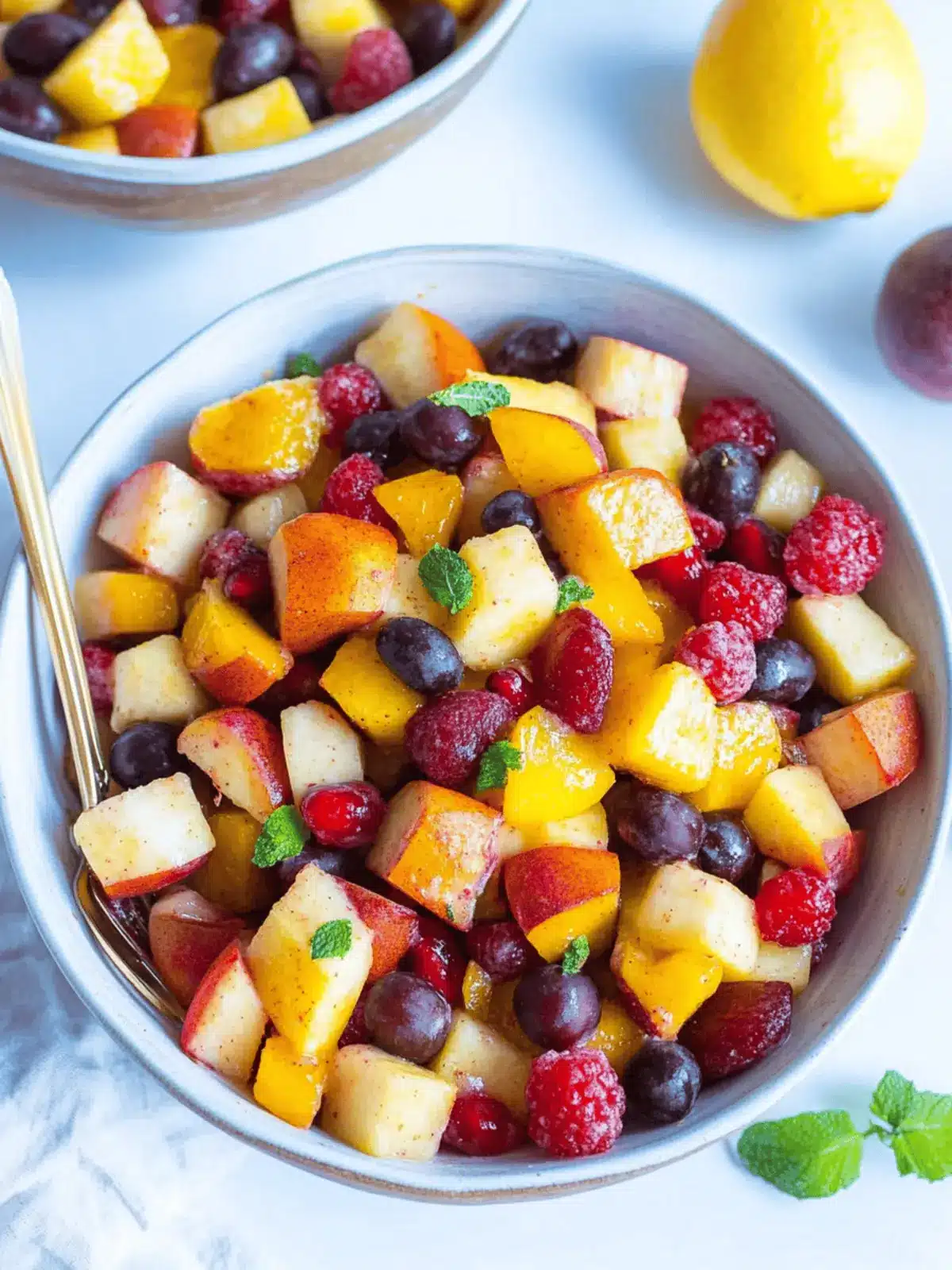 Fruit Salad with Chaat Masala