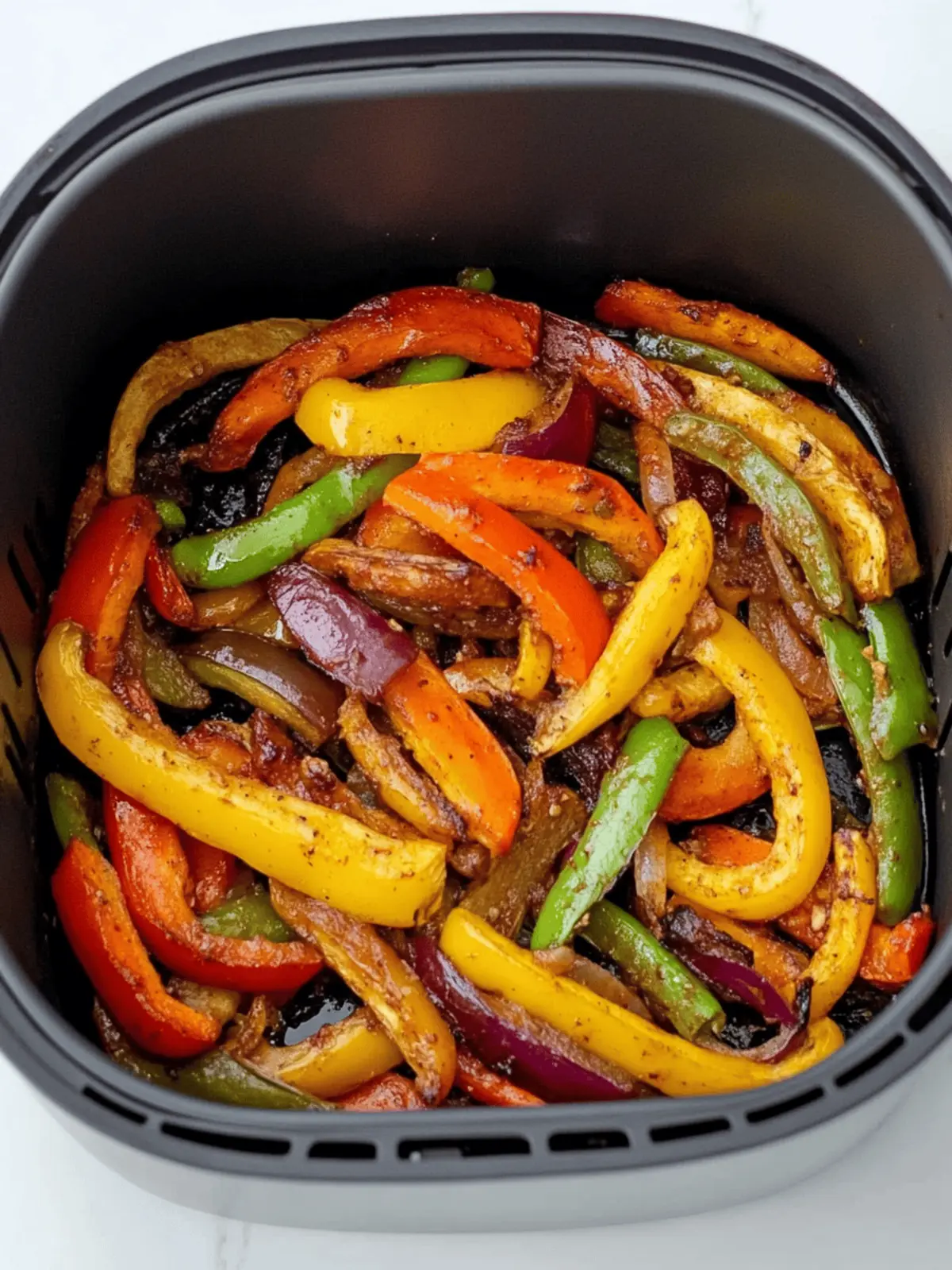Air Fryer Fajita Veggies