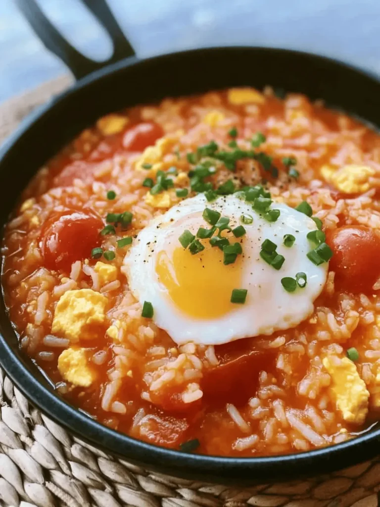 Easy Tomato and Egg Rice