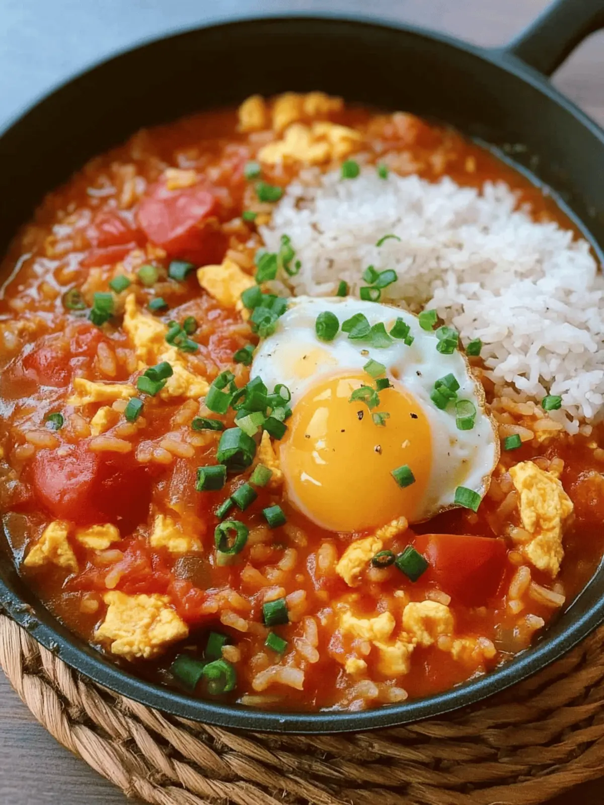 Easy Tomato and Egg Rice