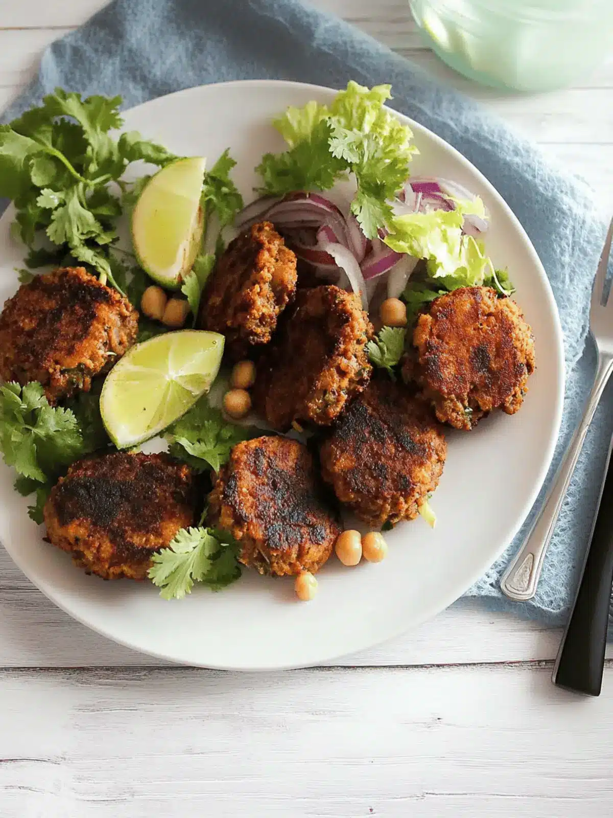 Savory Pakistani Ground Beef and Chickpea Kabab Delight