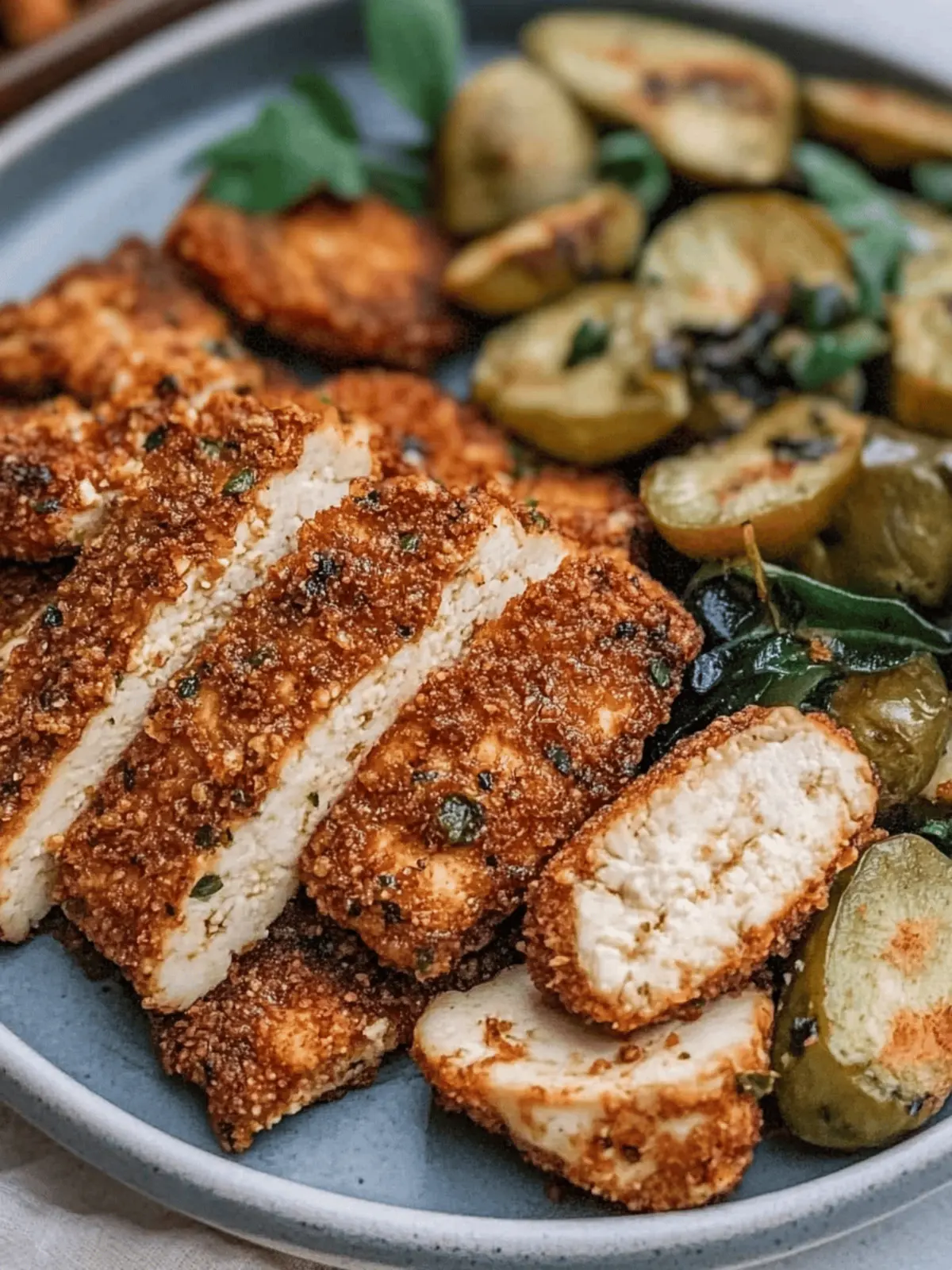 Crispy Herbed Tofu