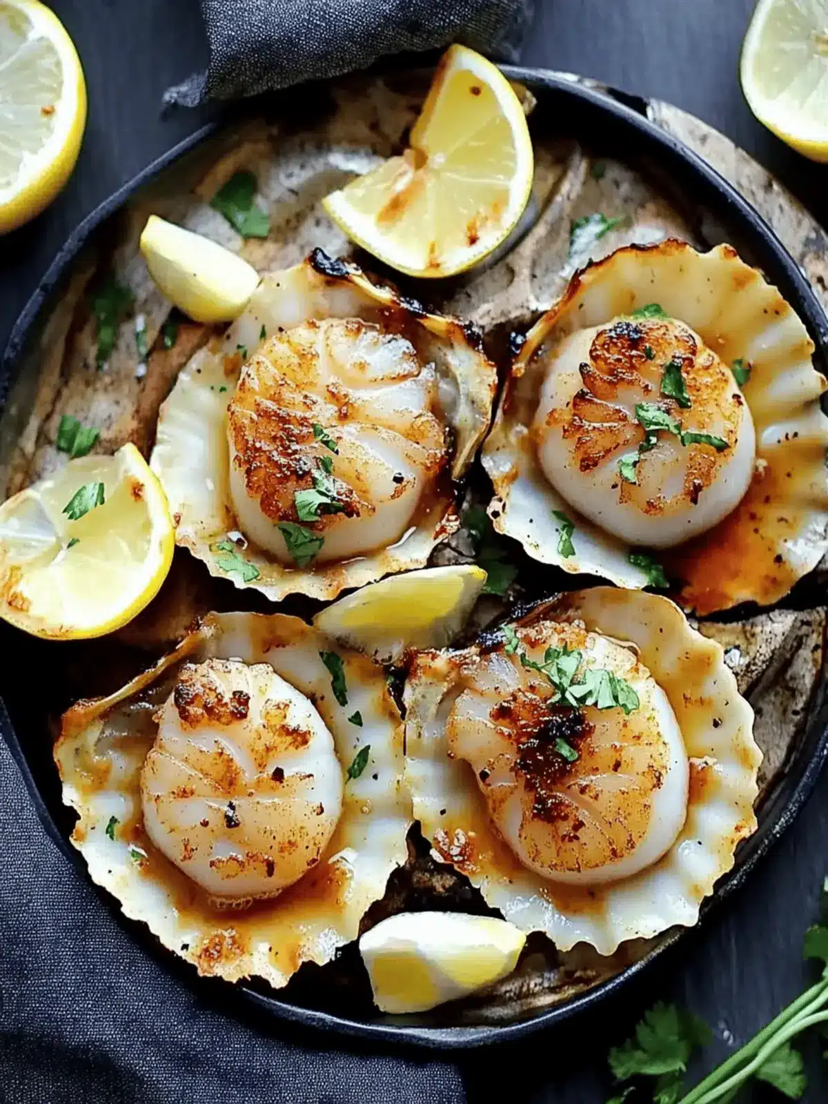 Baked Sea Scallops