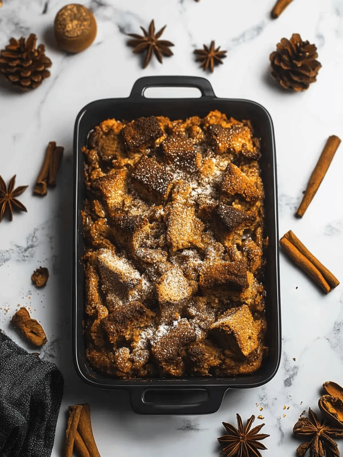 Soft Gingerbread Loaf Casserole for Cozy Holiday Mornings
