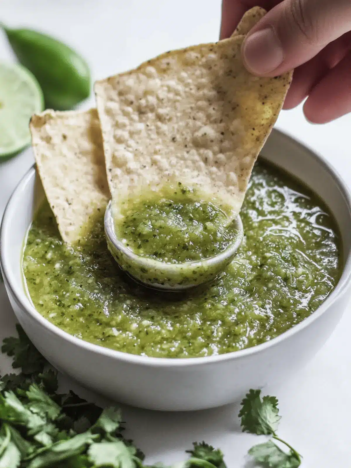 Tomatillo Green Chili Salsa (salsa verde)