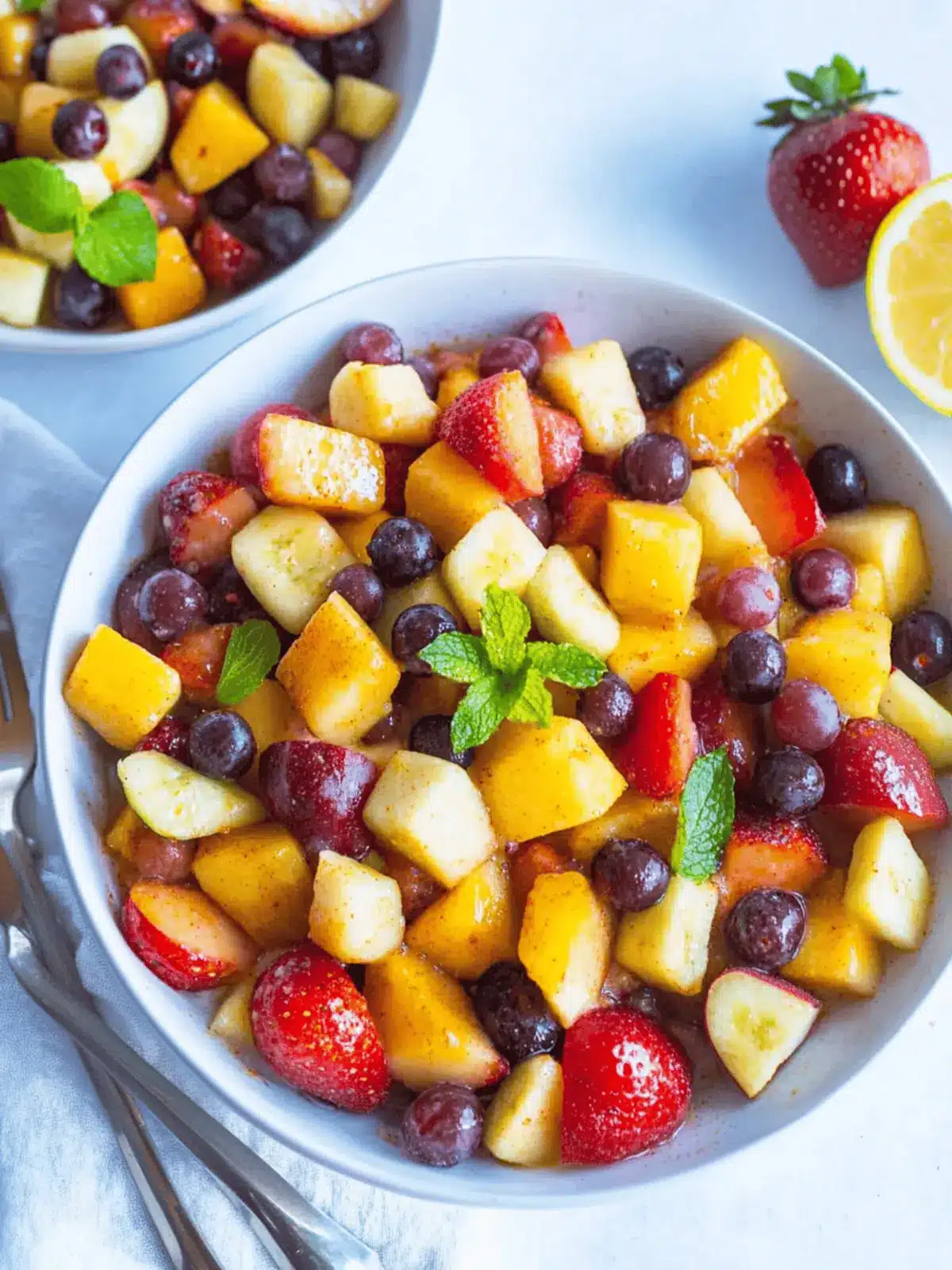 Zesty Fruit Salad with Chaat Masala for a Flavor Boost 5 Fruit Salad with Chaat Masala