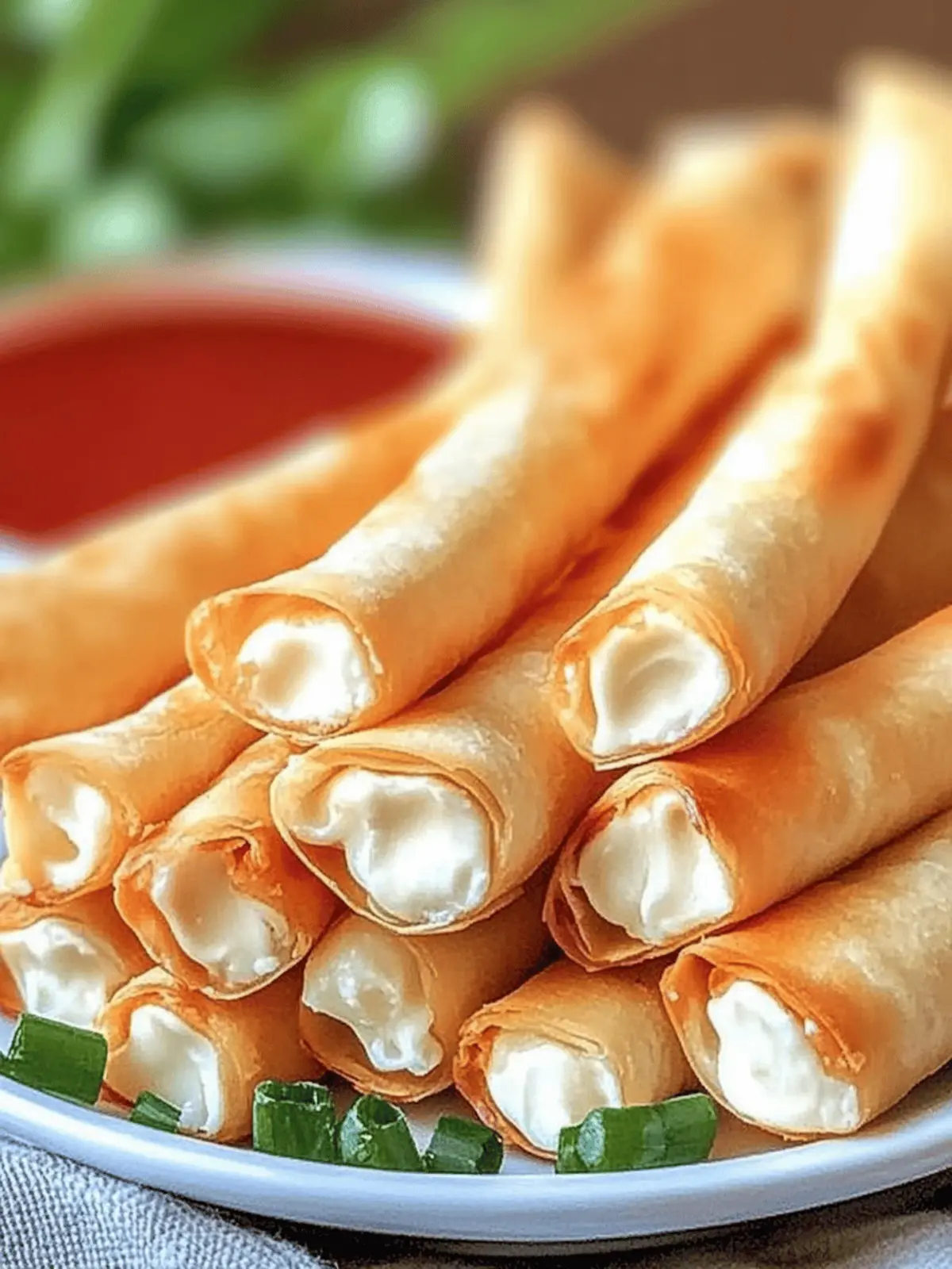 Baked Cream Cheese Rangoon Rolls
