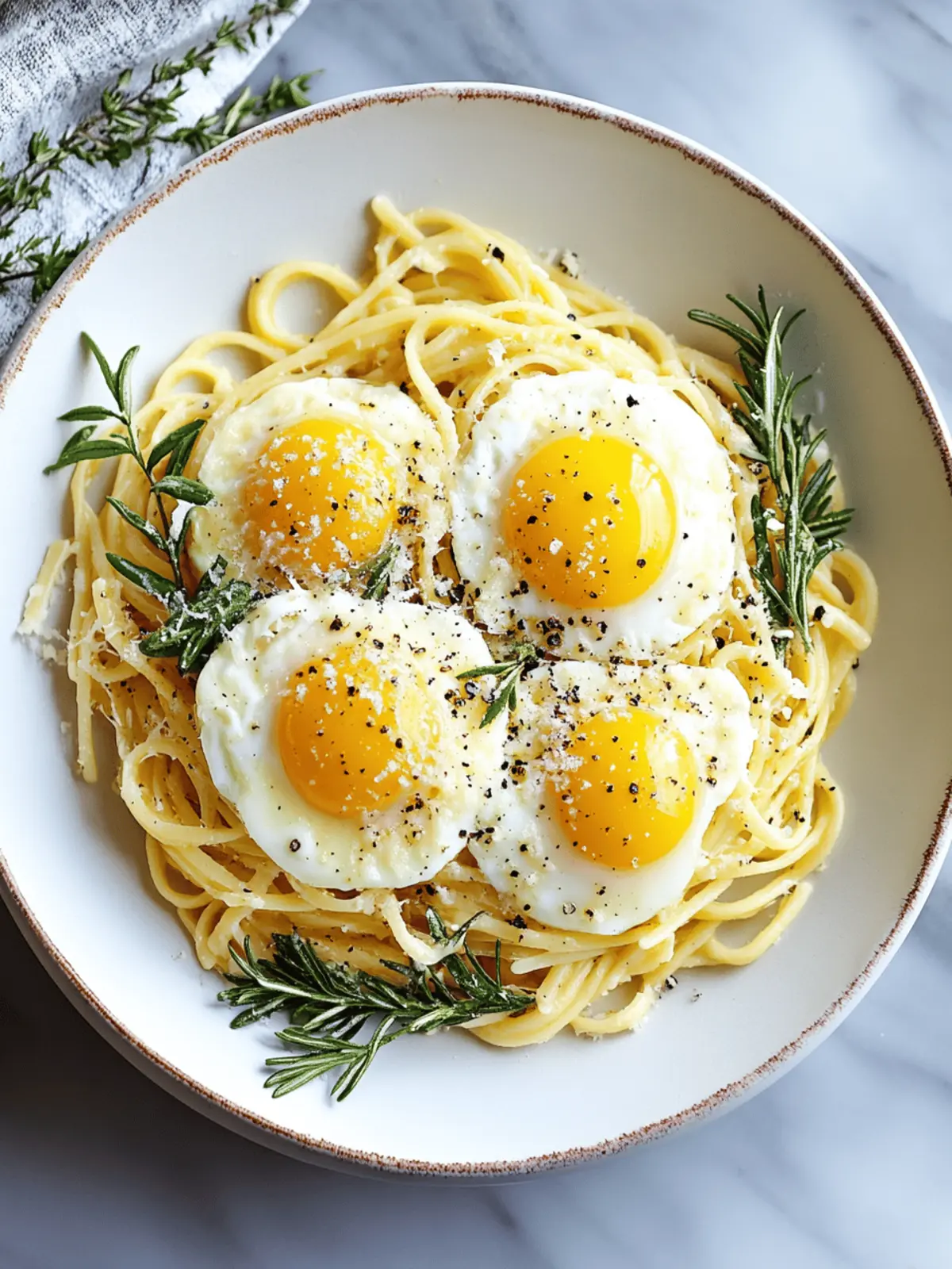 Pasta And Egg Recipe