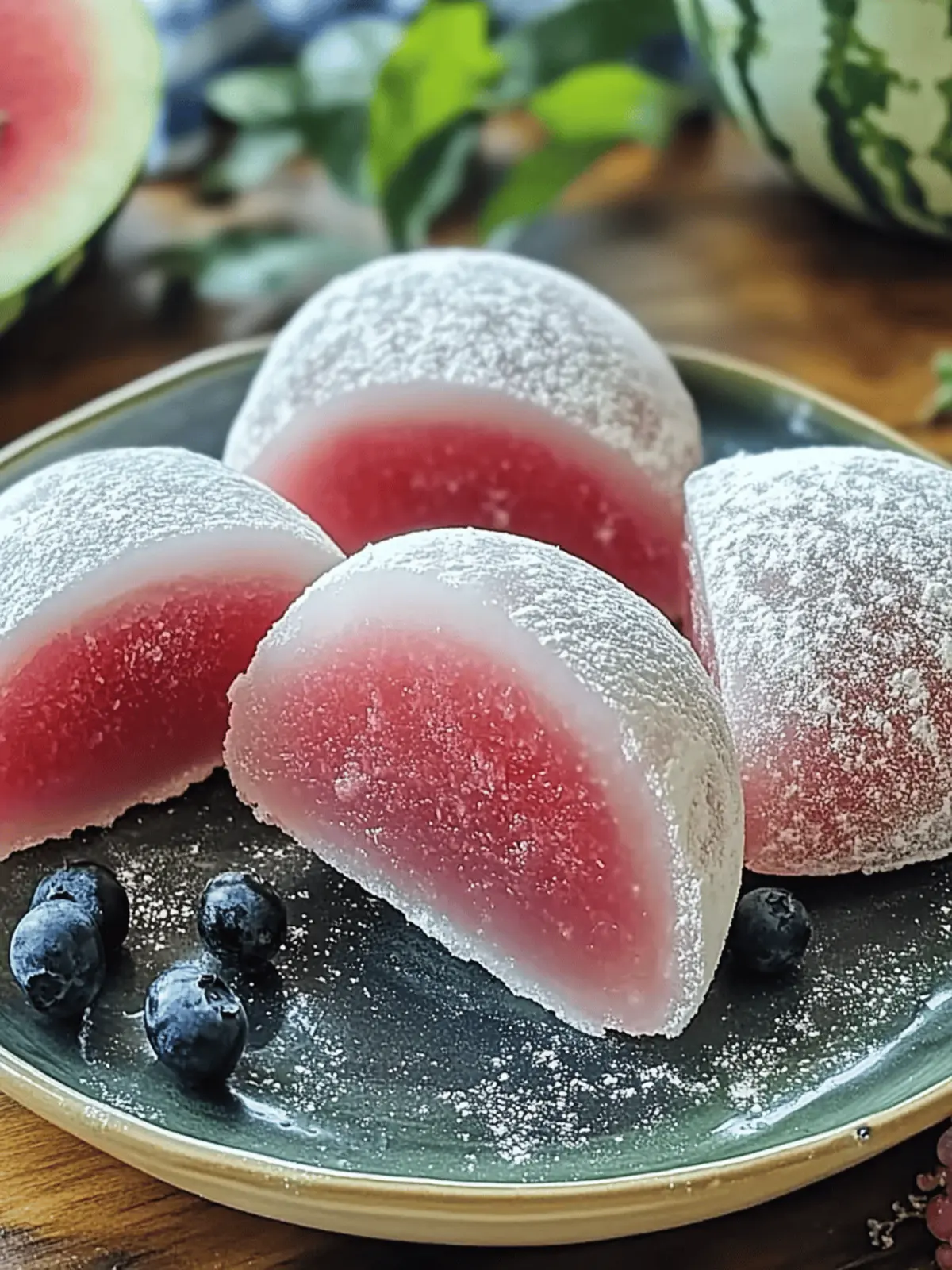 Irresistible Watermelon Mochi: A Fun Twist on a Classic!