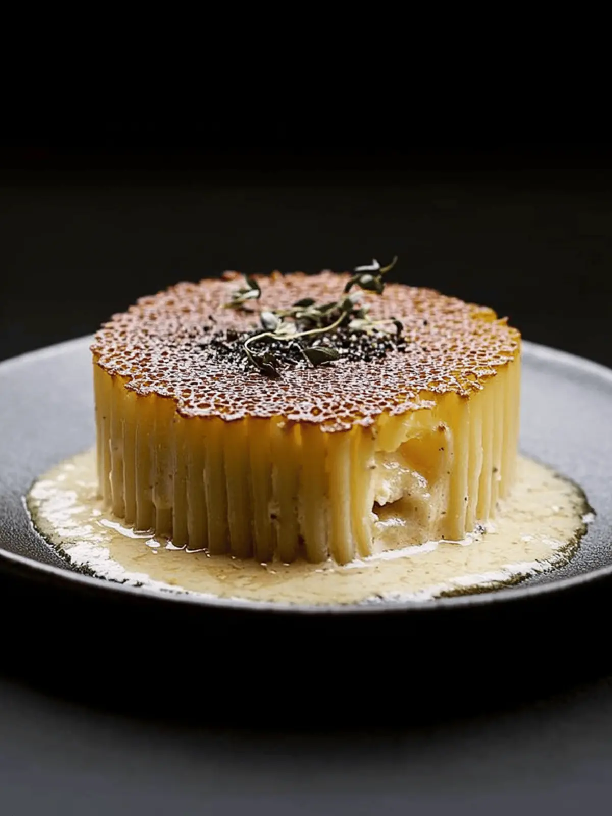 Savor Honeycomb Macaroni with Decadent Porky Cream Delight