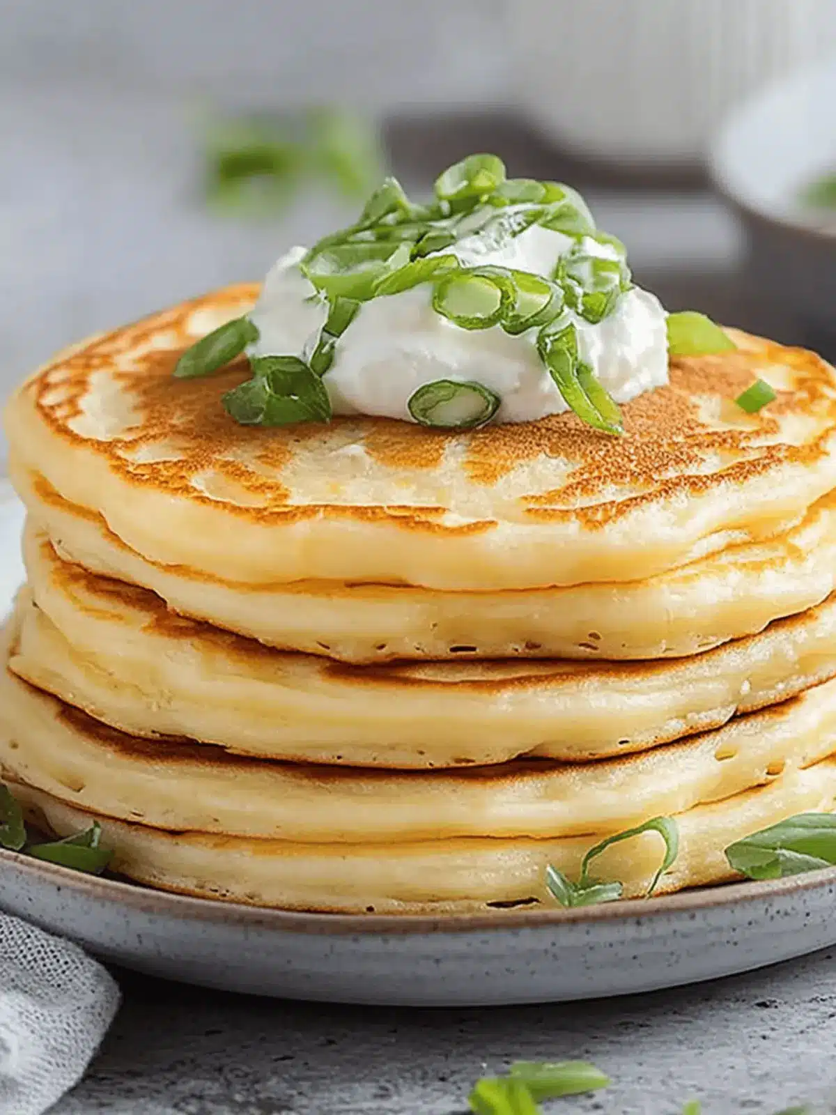 Savory Cheese Pancakes: Your New Favorite Quick Breakfast!