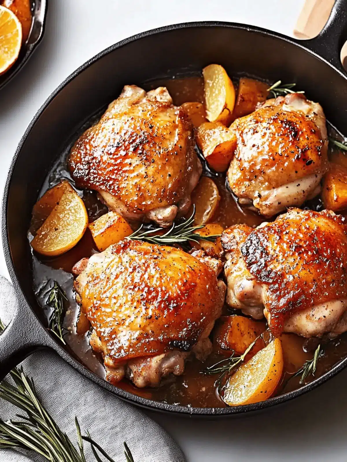 Cider Glazed Chicken Thighs for a Cozy Fall Dinner Delight
