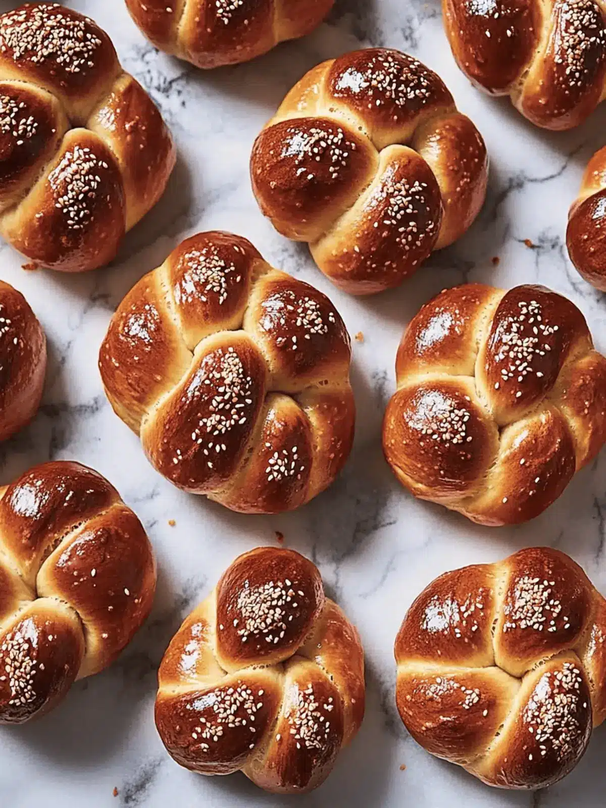 Deliciously Sweet Challah Rolls for Festive Feasts