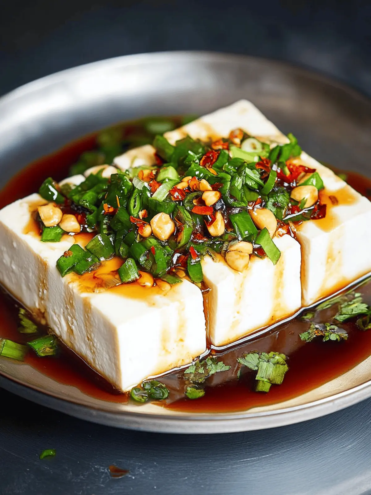 Savory Steamed Tofu: A Quick and Delicious Vegan Delight