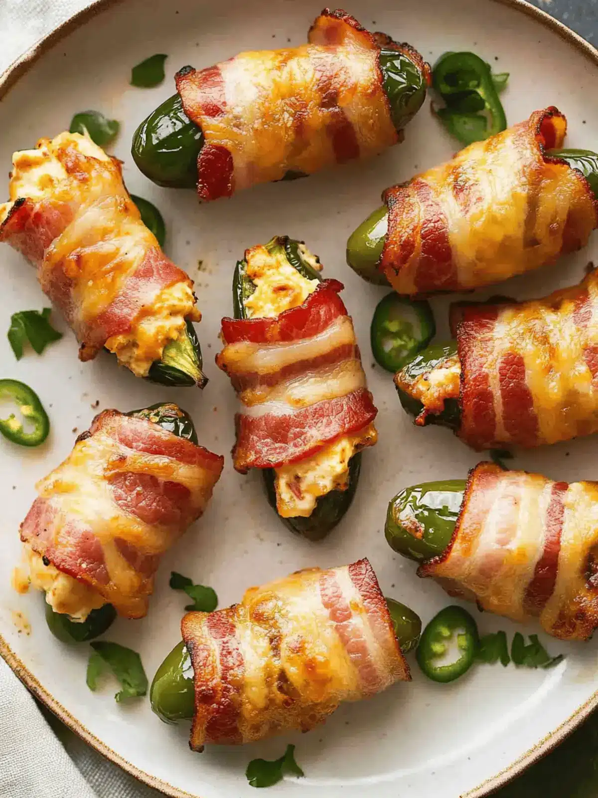 Bacon-Wrapped Jalapeno Poppers