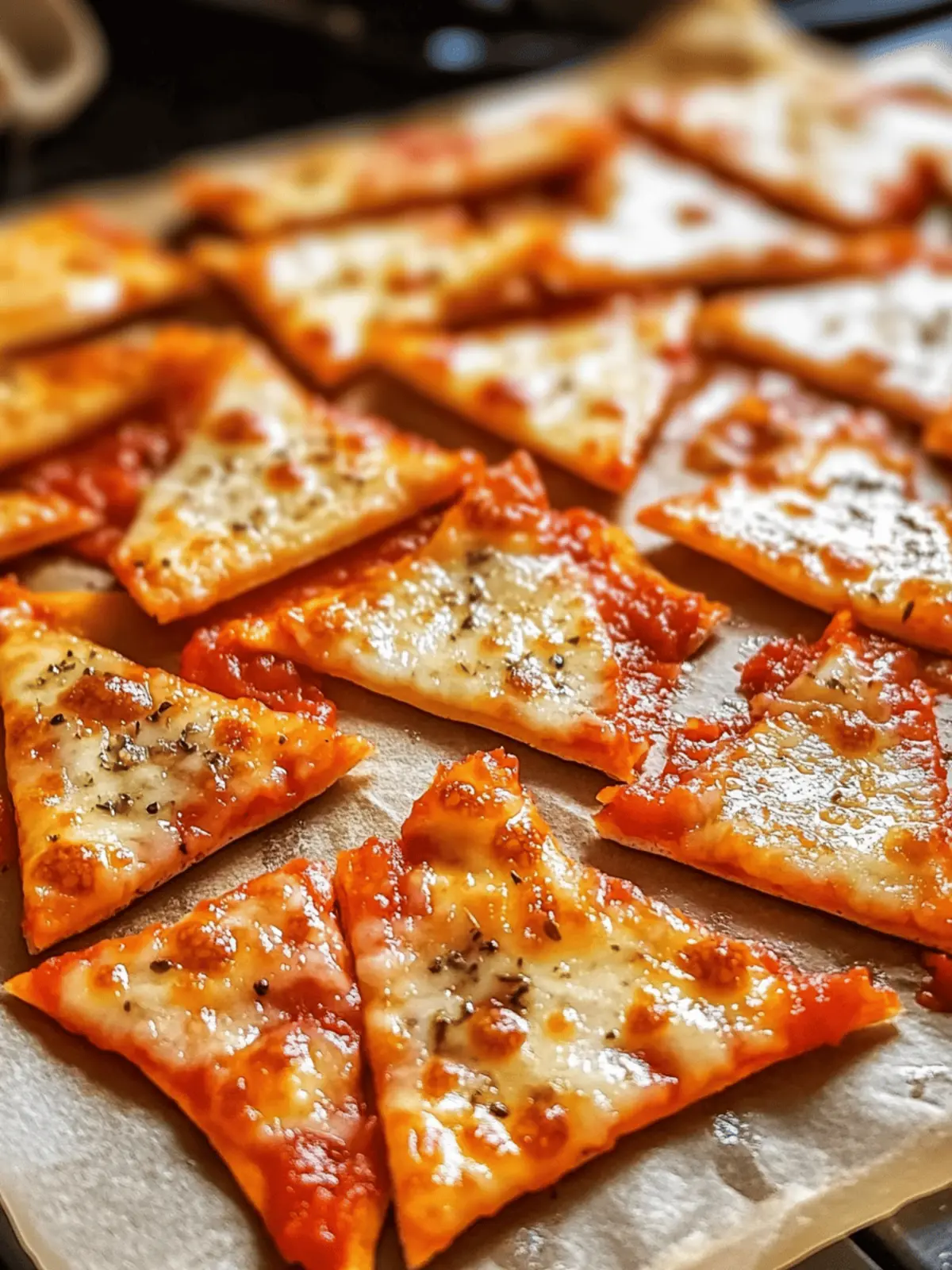 Crispy Pizza Chips: