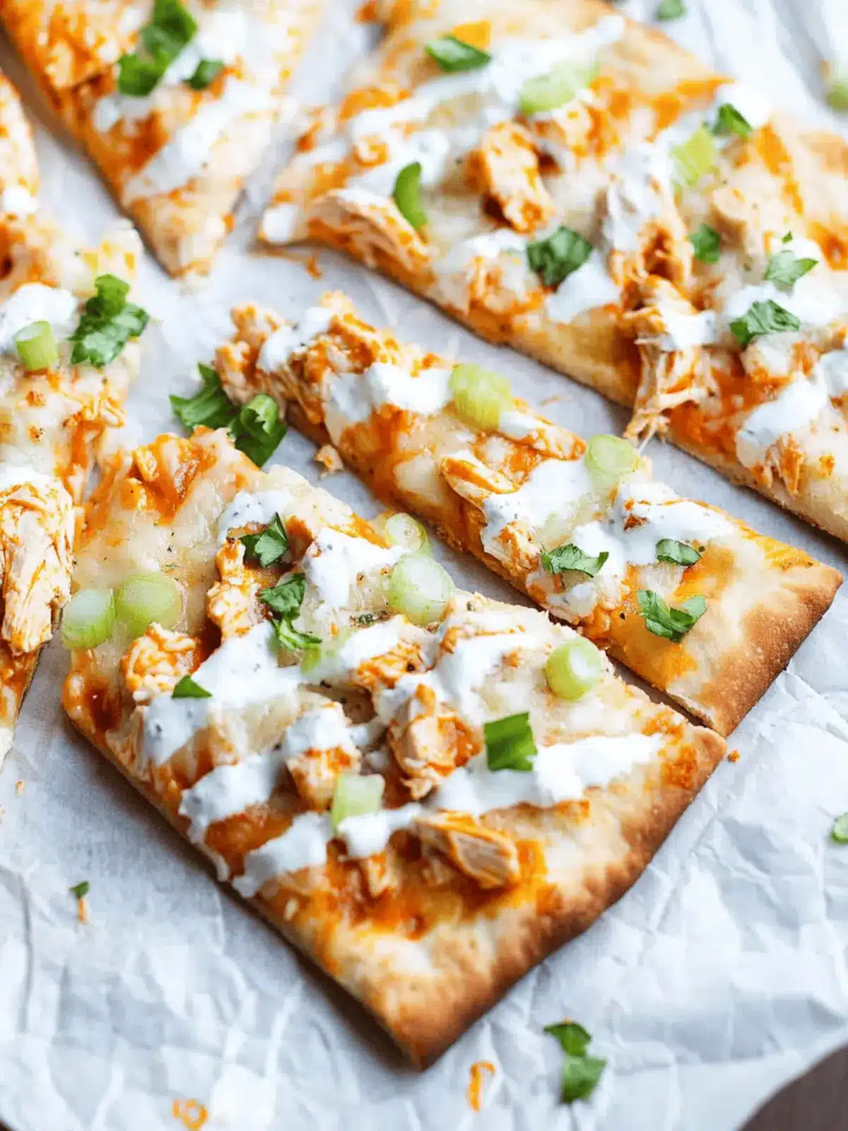 Buffalo Chicken Flatbread