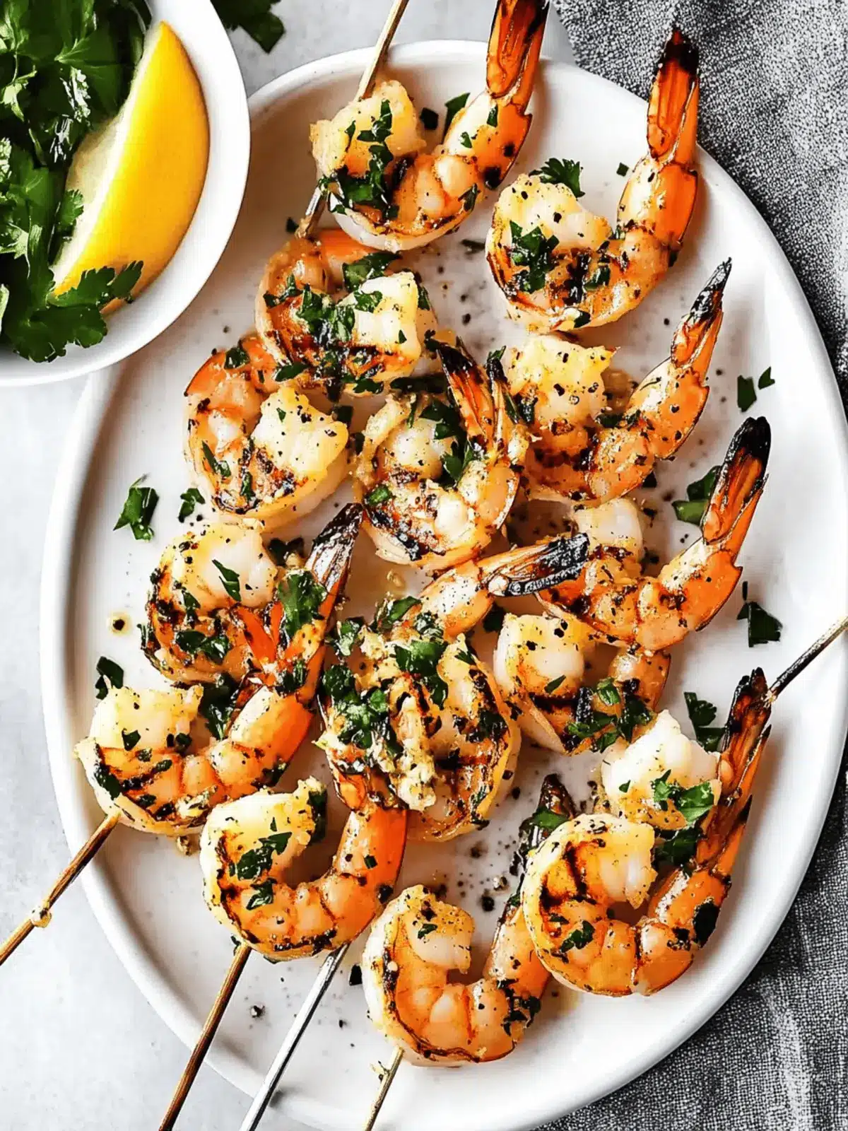Garlic Grilled Shrimp Skewers for a Flavorful Summer Feast