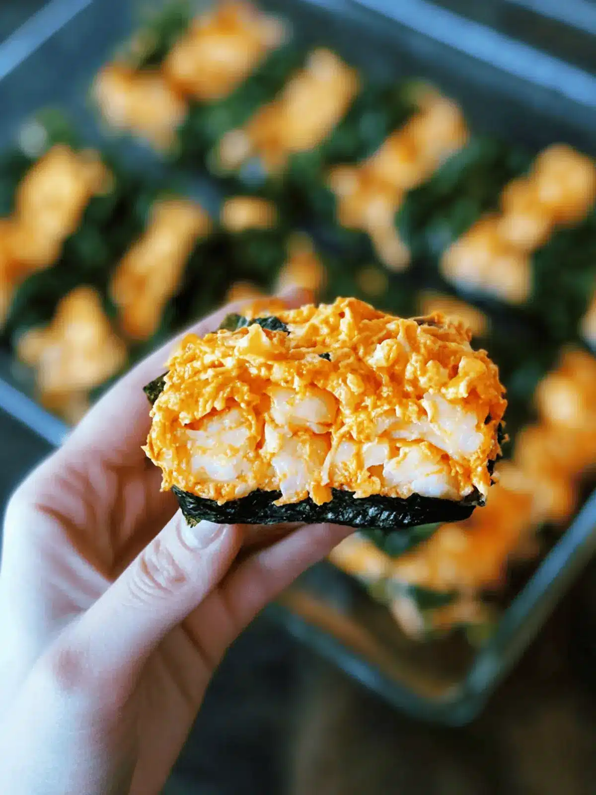 Spicy Tuna & Creamy Crab Sushi Bake
