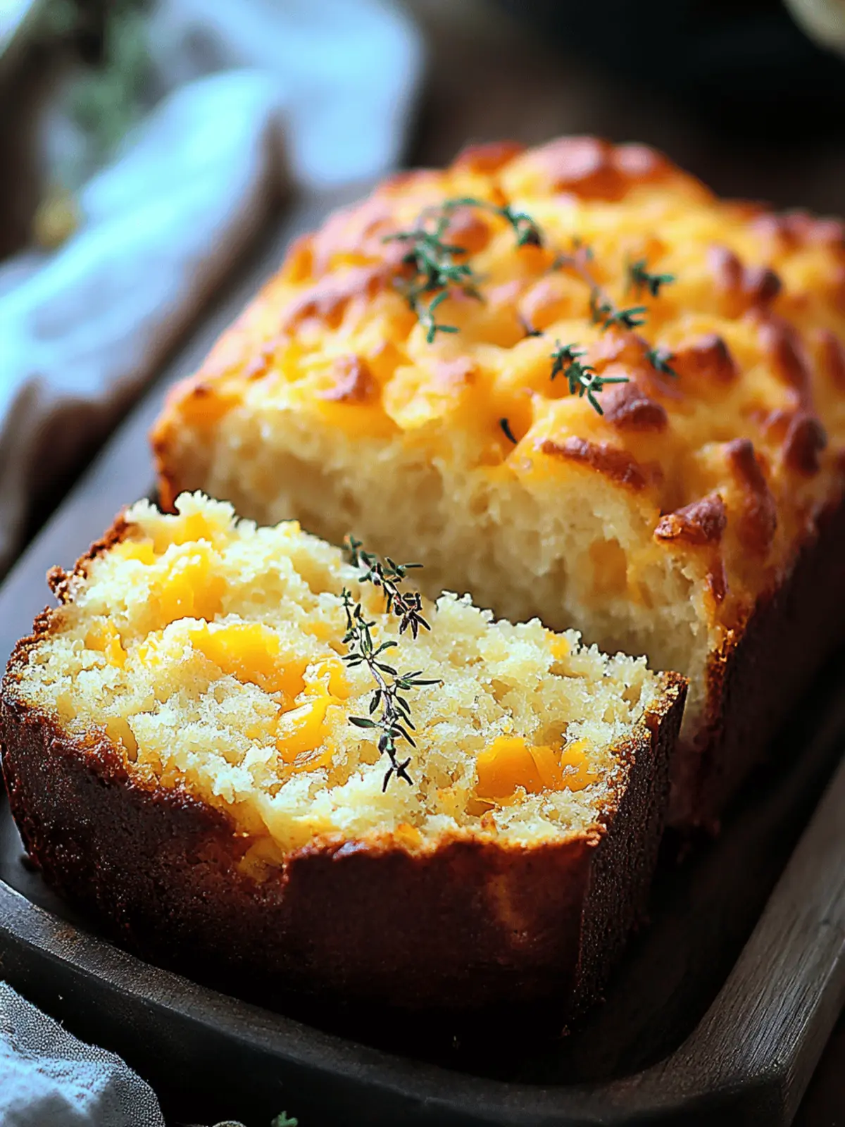 Cheddar Cheese Quick Bread