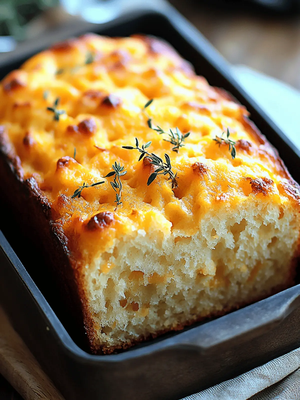 Cheddar Cheese Quick Bread