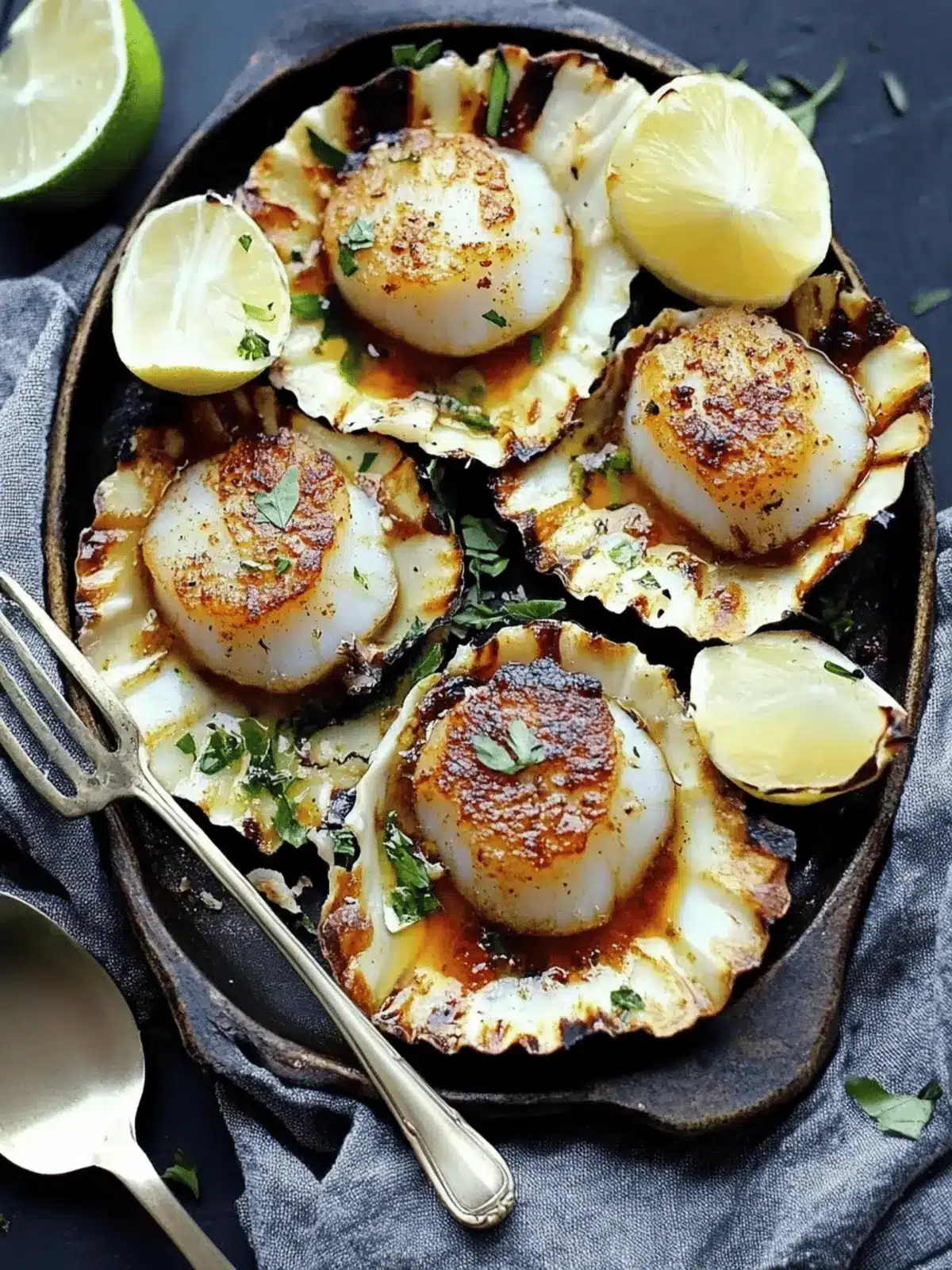 Baked Sea Scallops