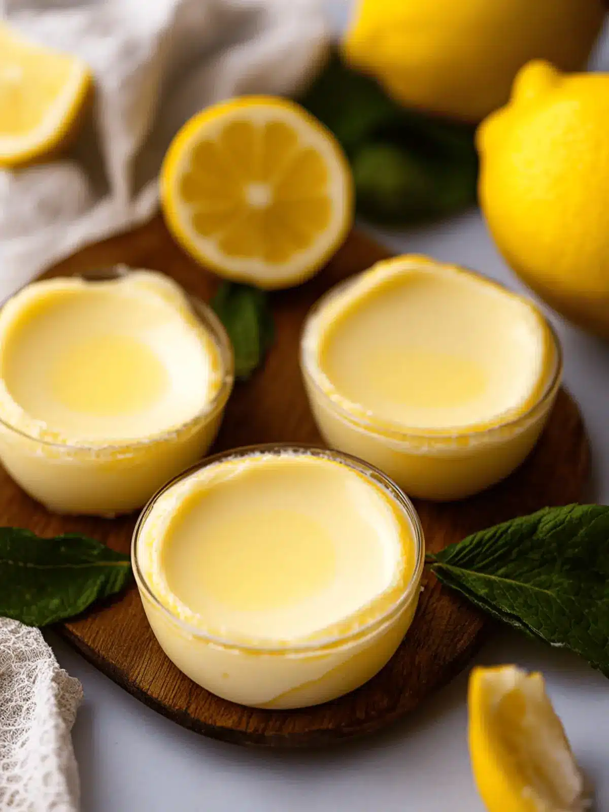 Irresistible Lemon Posset: Easy 3 Ingredient Dessert Delight