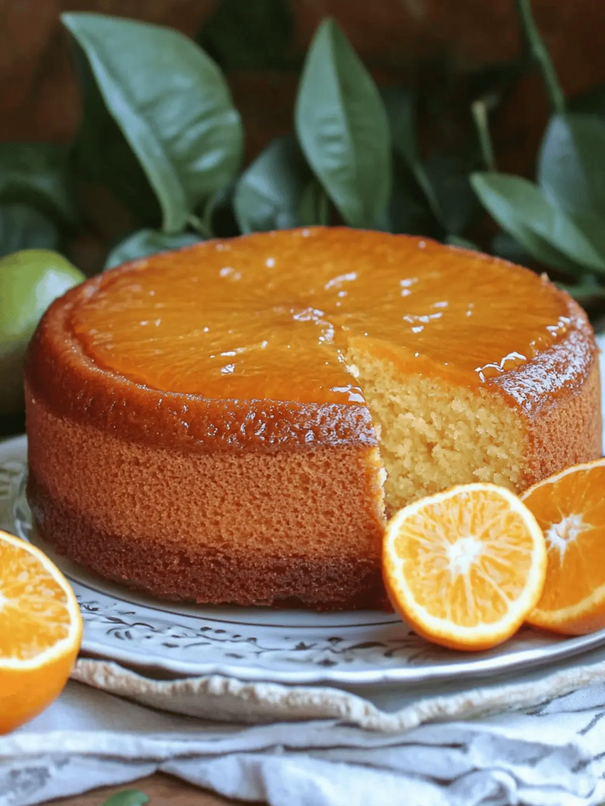 Sicilian Whole Orange Cake: A Moist Citrus Sensation!