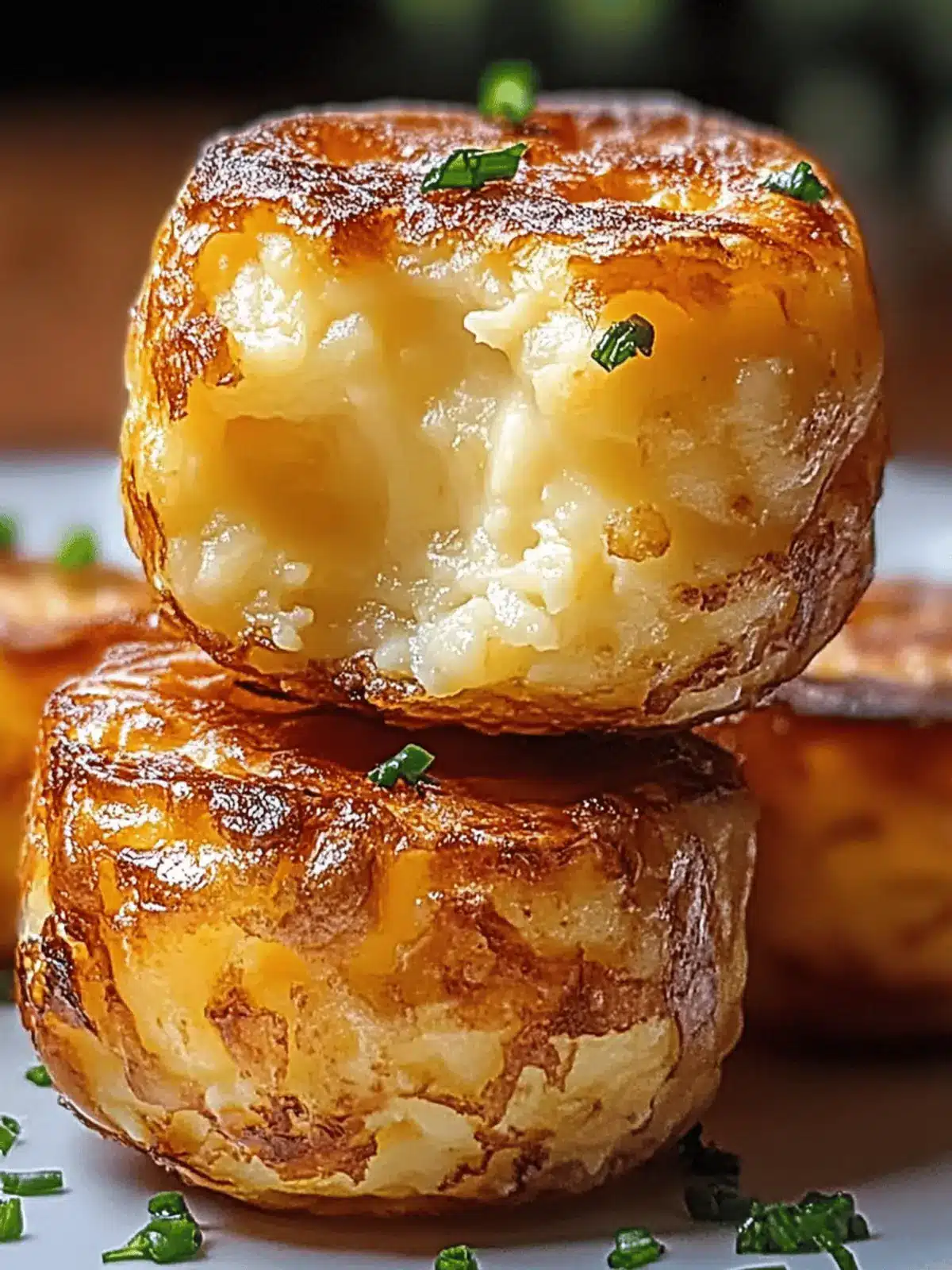 Mashed Potato Cheese Puffs