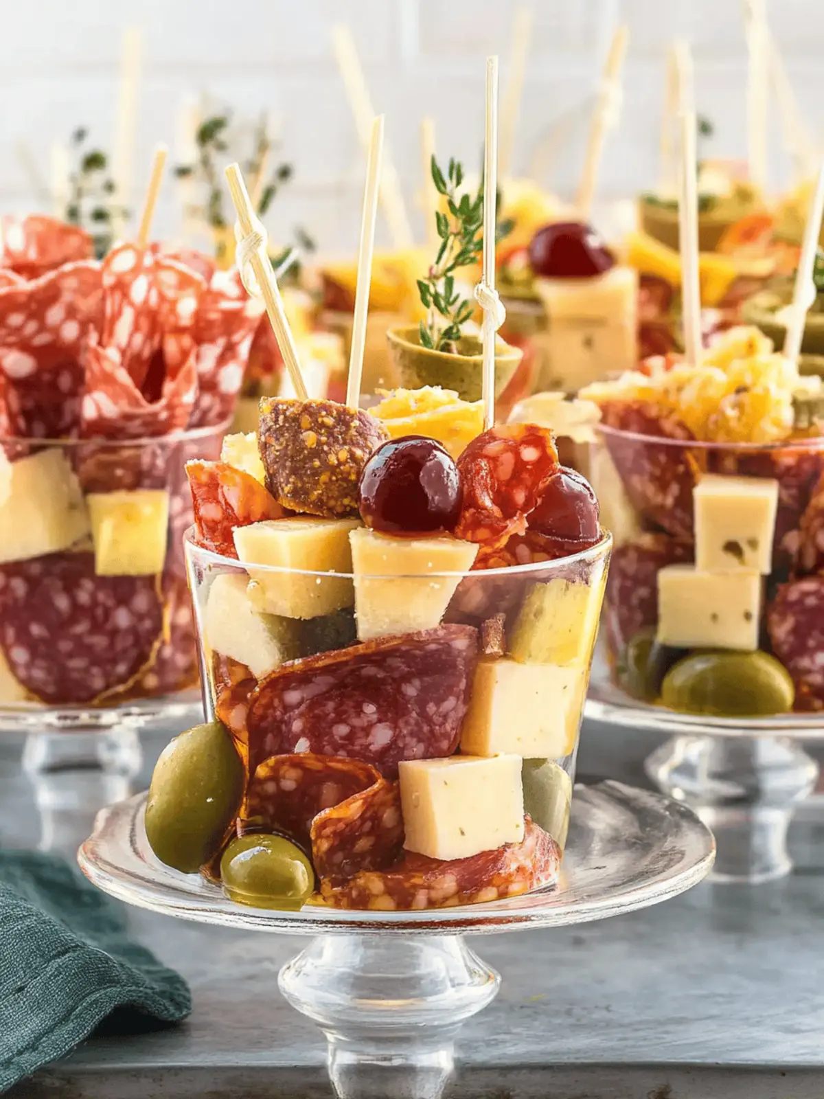 Delicious Charcuterie Cups for Effortless Party Planning