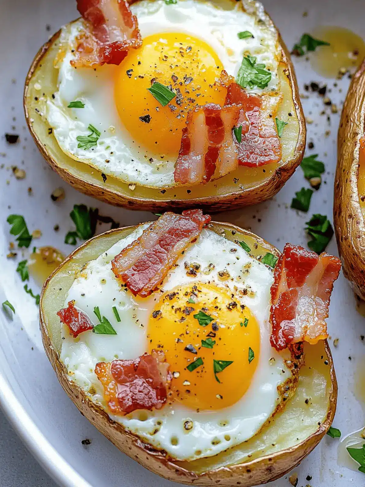 Double Baked Bacon & Egg Potatoes for Ultimate Comfort Food