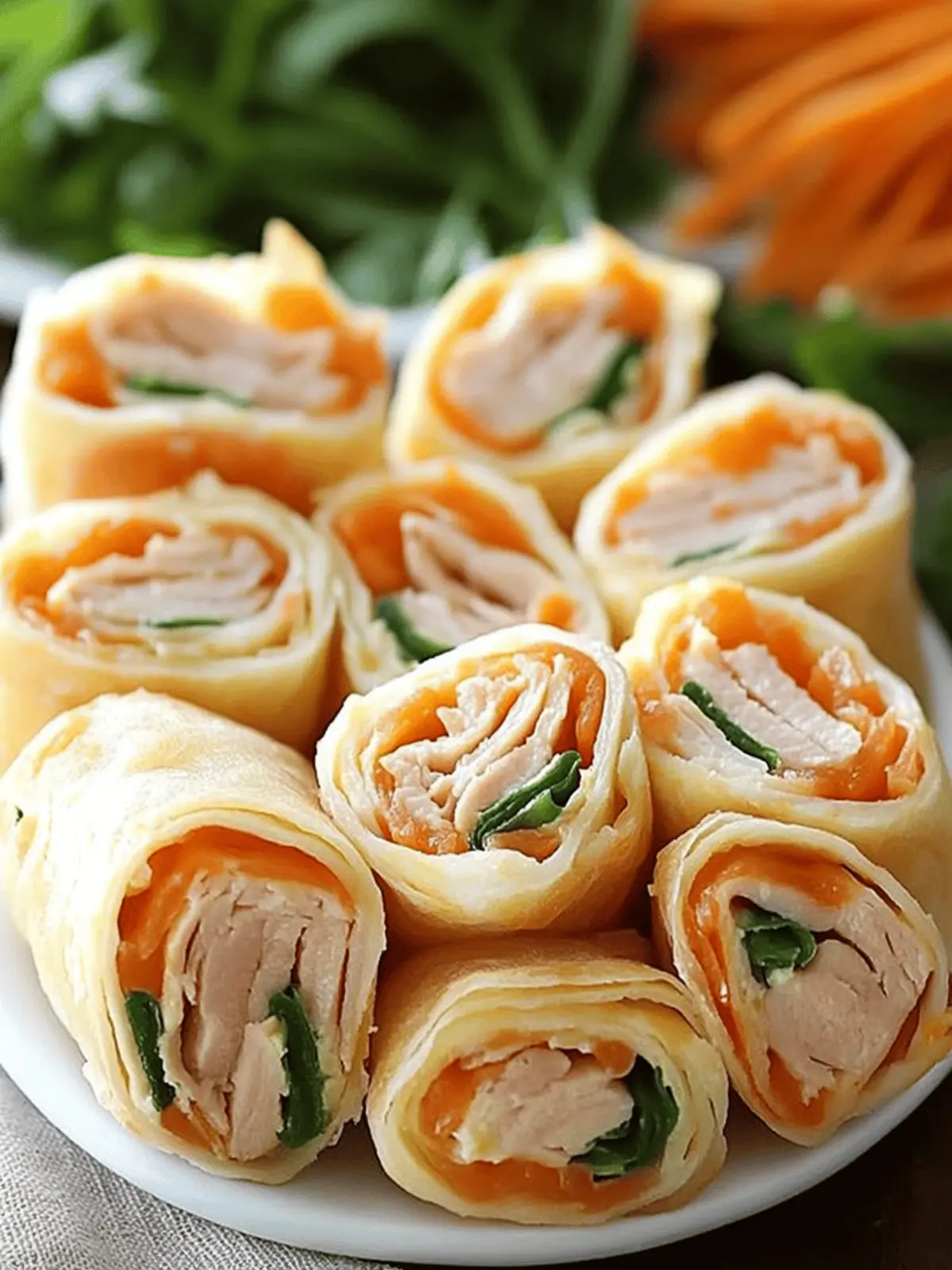 Turkey Cheddar Lunch Roll Ups